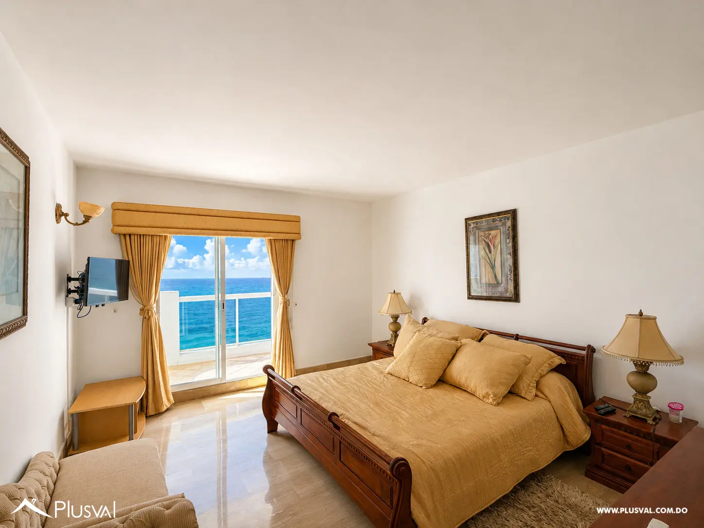 Apartamento amueblado piso 10 con espectacular vista al mar, jacuzzi privado, 4 balcones en Malecón Santo Domingo 506601