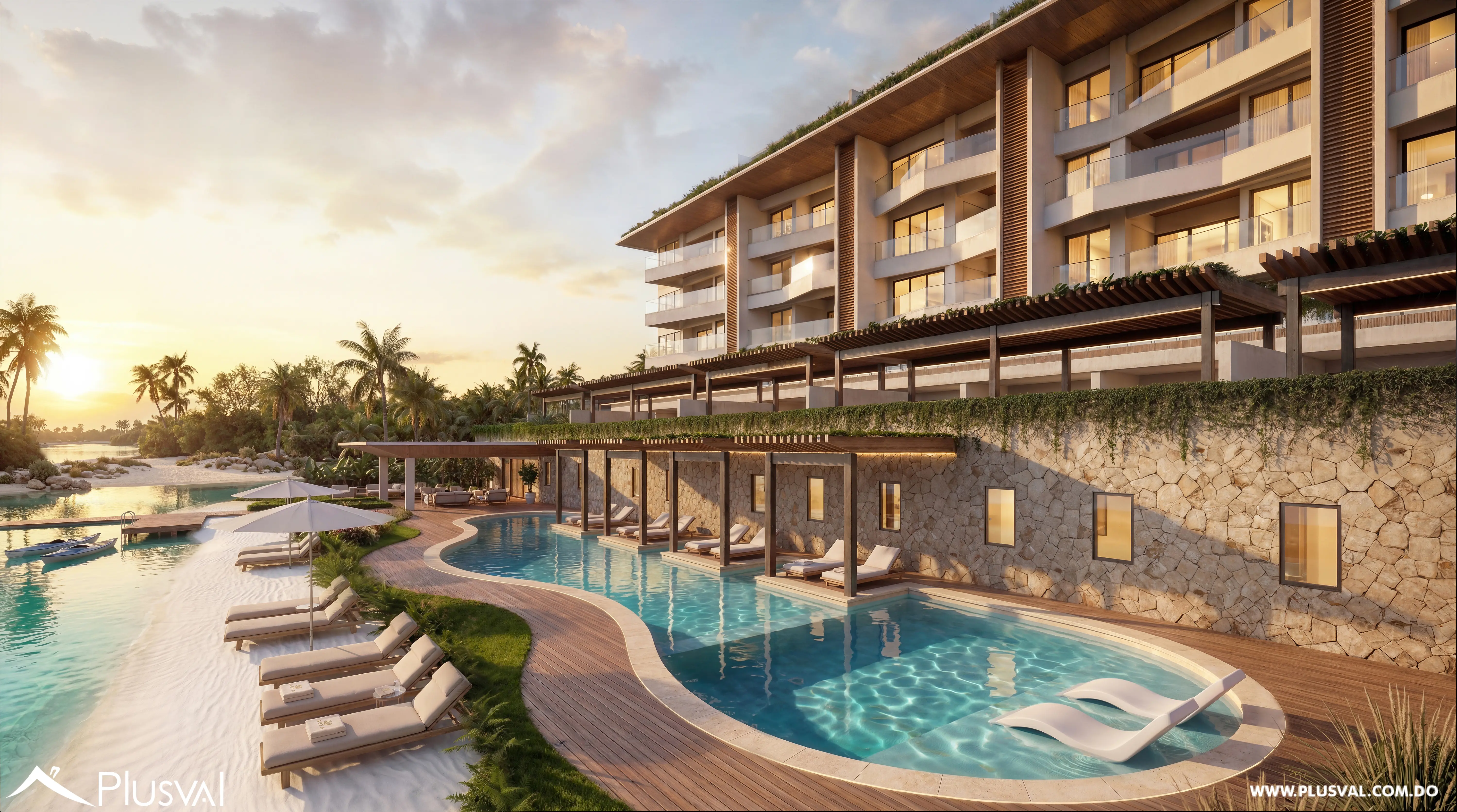 Apartamentos y Penthouses de Lujo en Cap Cana Frente al Lago Azul 530594