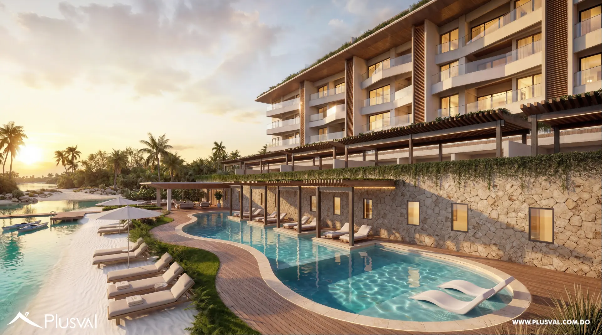 Apartamentos y Penthouses de Lujo en Cap Cana Frente al Lago Azul 530594