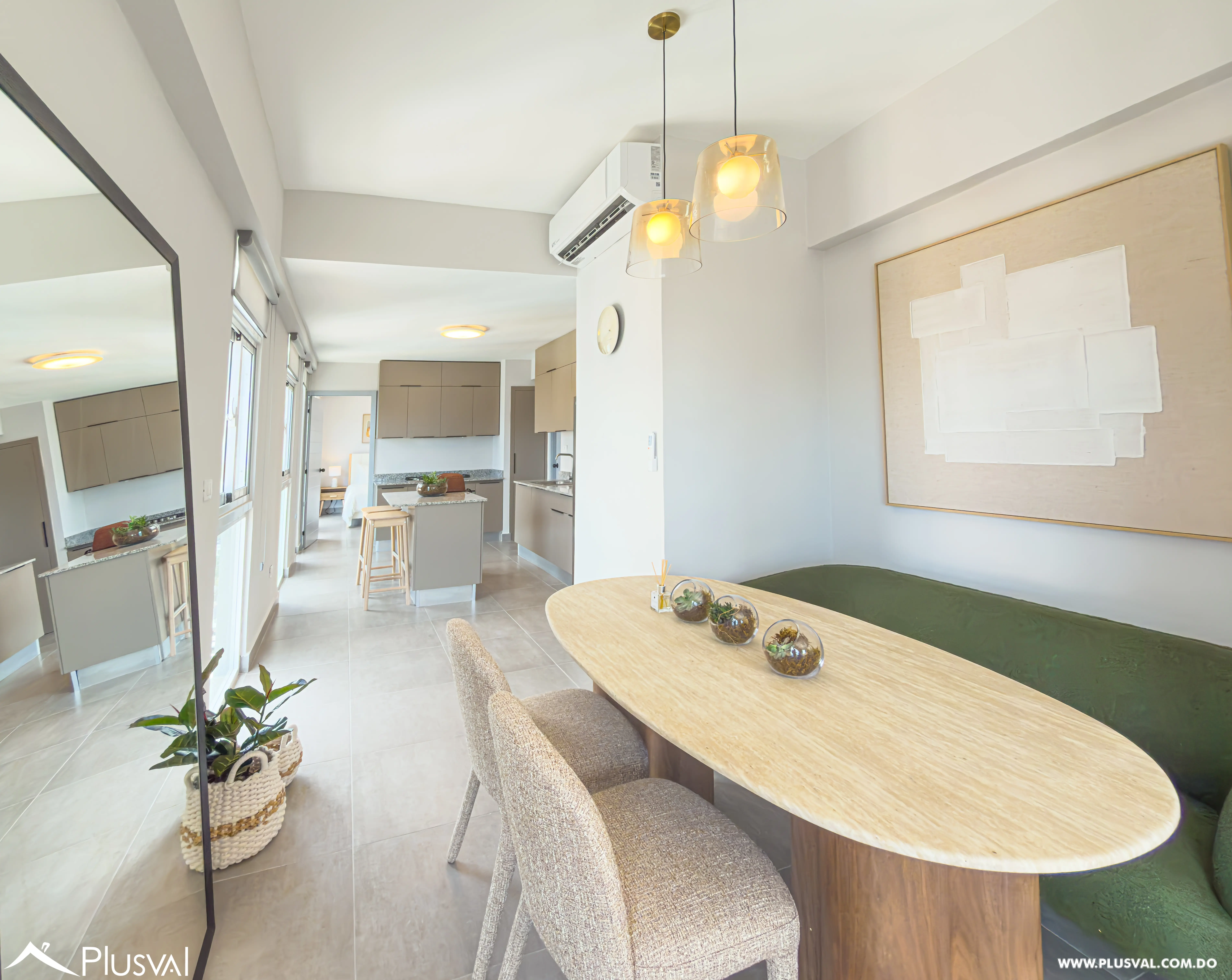 Apartamento Amueblado en Alquiler con Vista Panorámica en Serrallés 493314