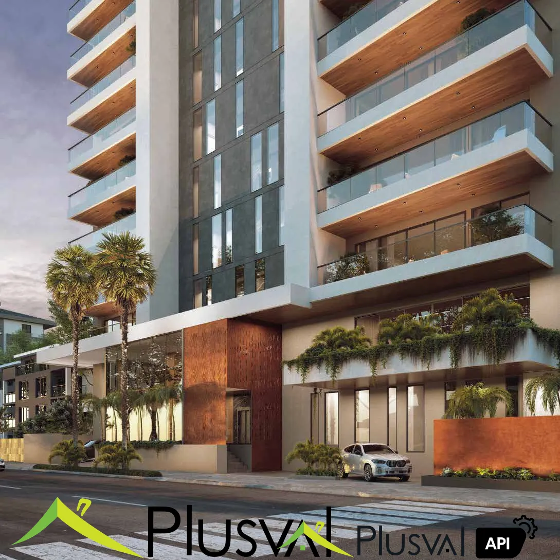 Apartamento en venta en Naco de 3 habitaciones + estudio 416946