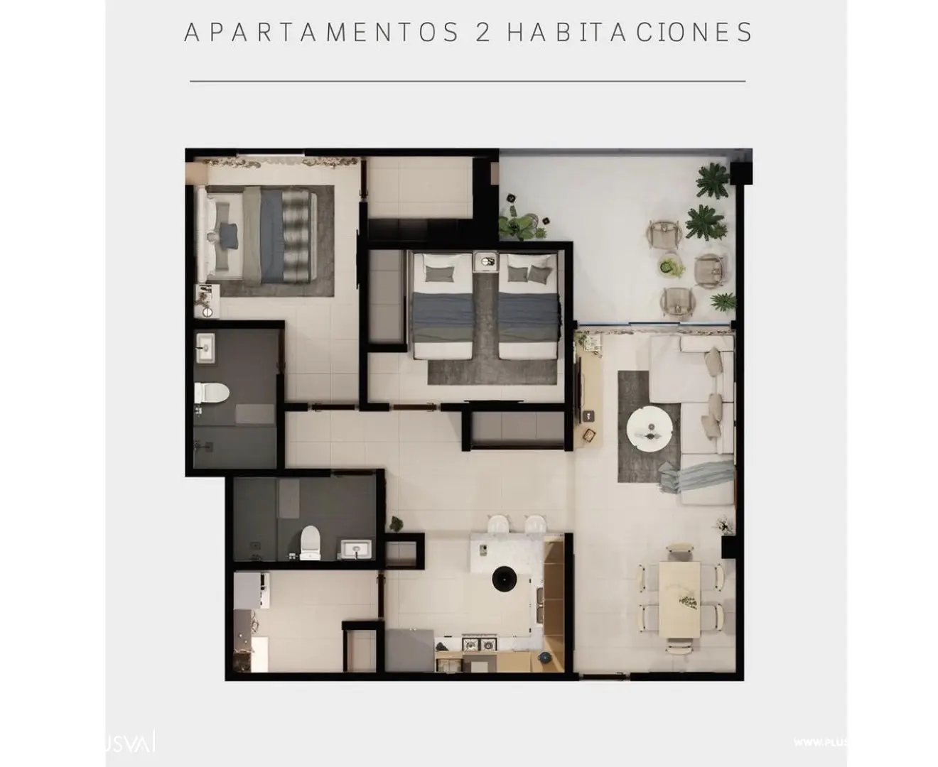 Apartamento de 3 Habitaciones (con Terraza)en Venta, Alameda 501442