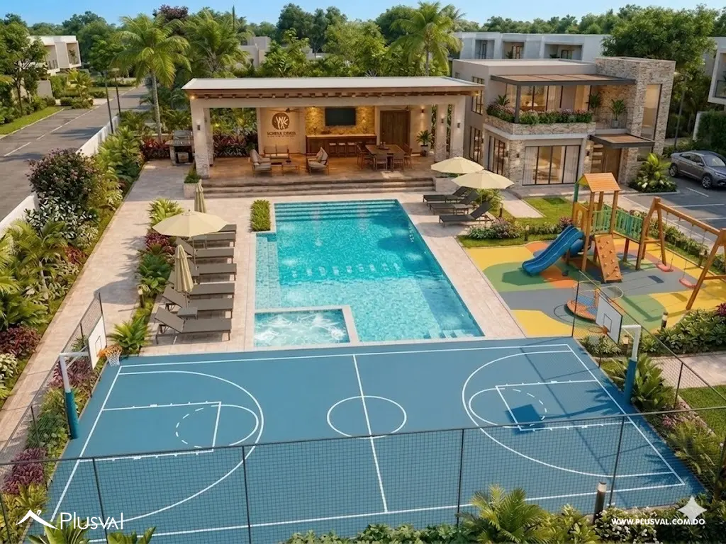 Apartamento de 2 habitaciones, de 75 m2, en proyecto cerrado en Boca Chica 526732