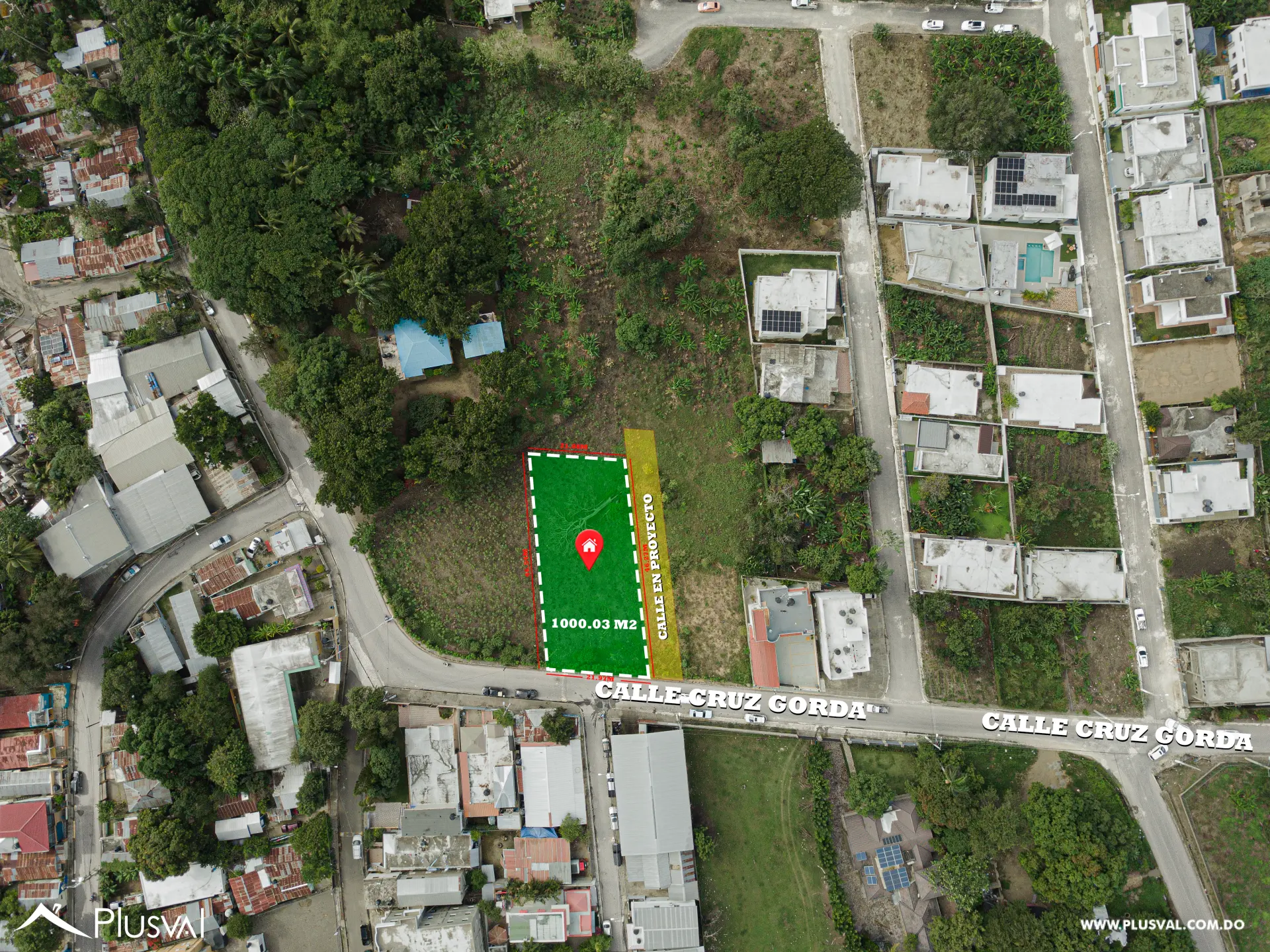 Solar en venta en Gurabo Santiago | 1,000 m² en calle principal ideal para desarrollo o negocio 483825