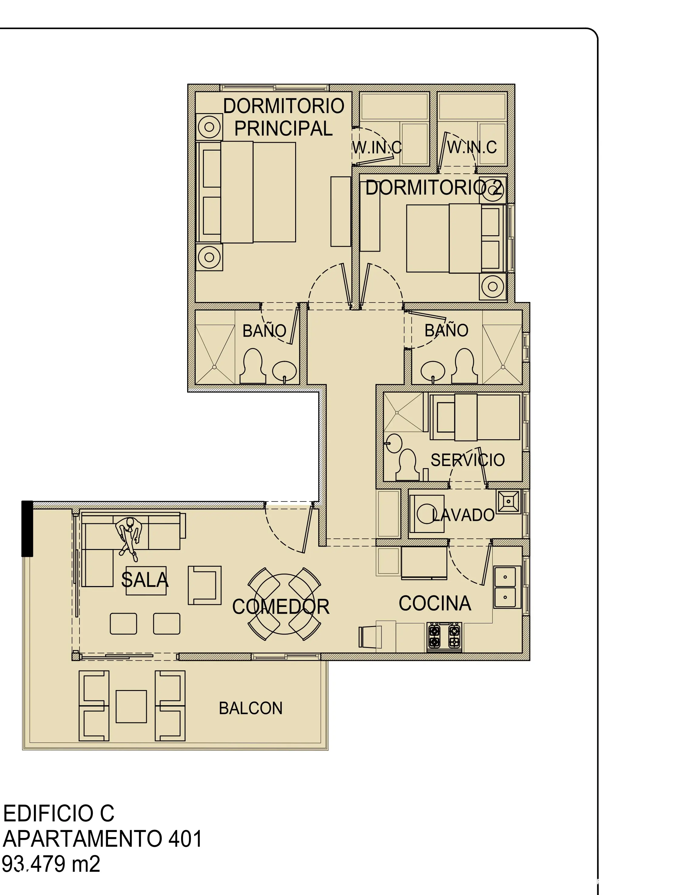 Apartamento en venta, La Meseta 506988