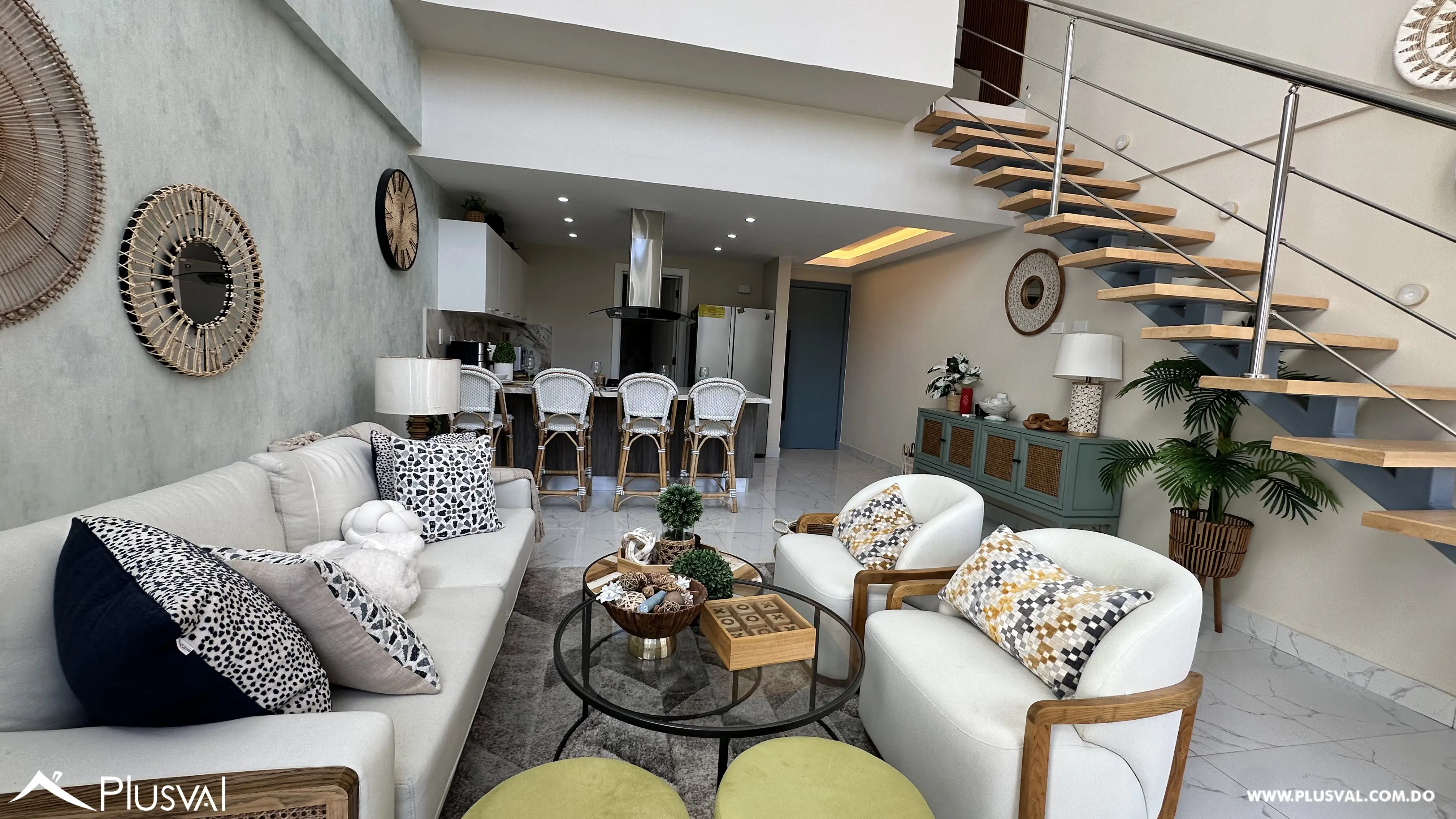 Apartamento de 1 habitación en venta en Evaristo Morales, loft amueblado 499754