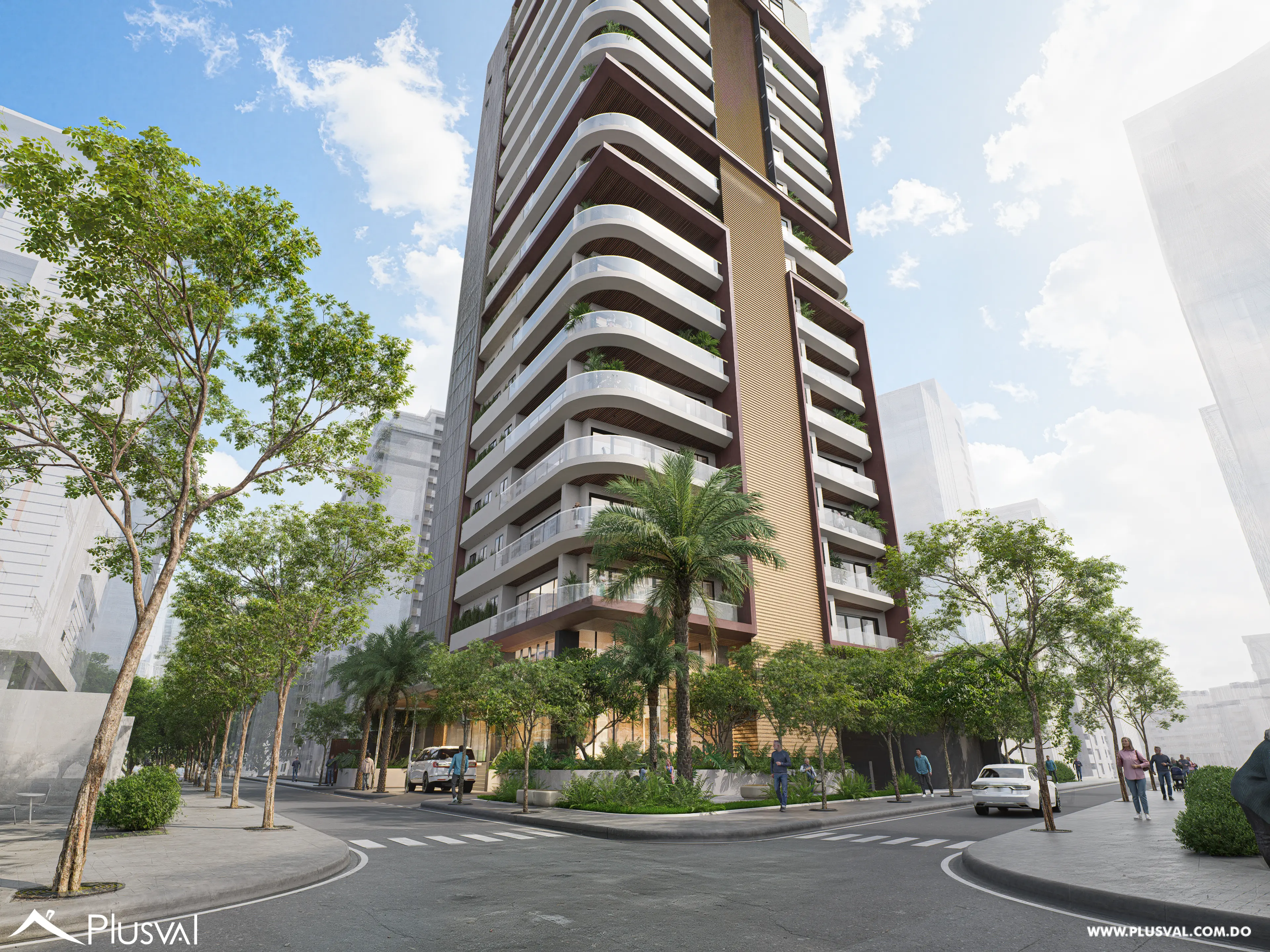Lujoso apartamento de piso completo en venta en Naco 4 habitaciones con terraza y 5 parqueos 513998