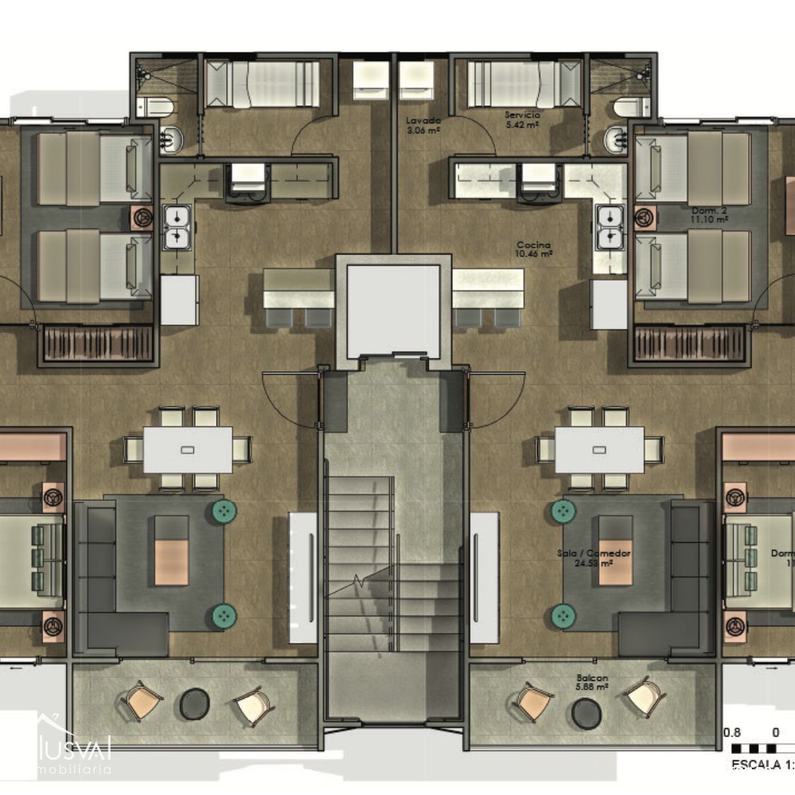Exclusivas torres de apartamentos a pasos de Patio Embajada 434267