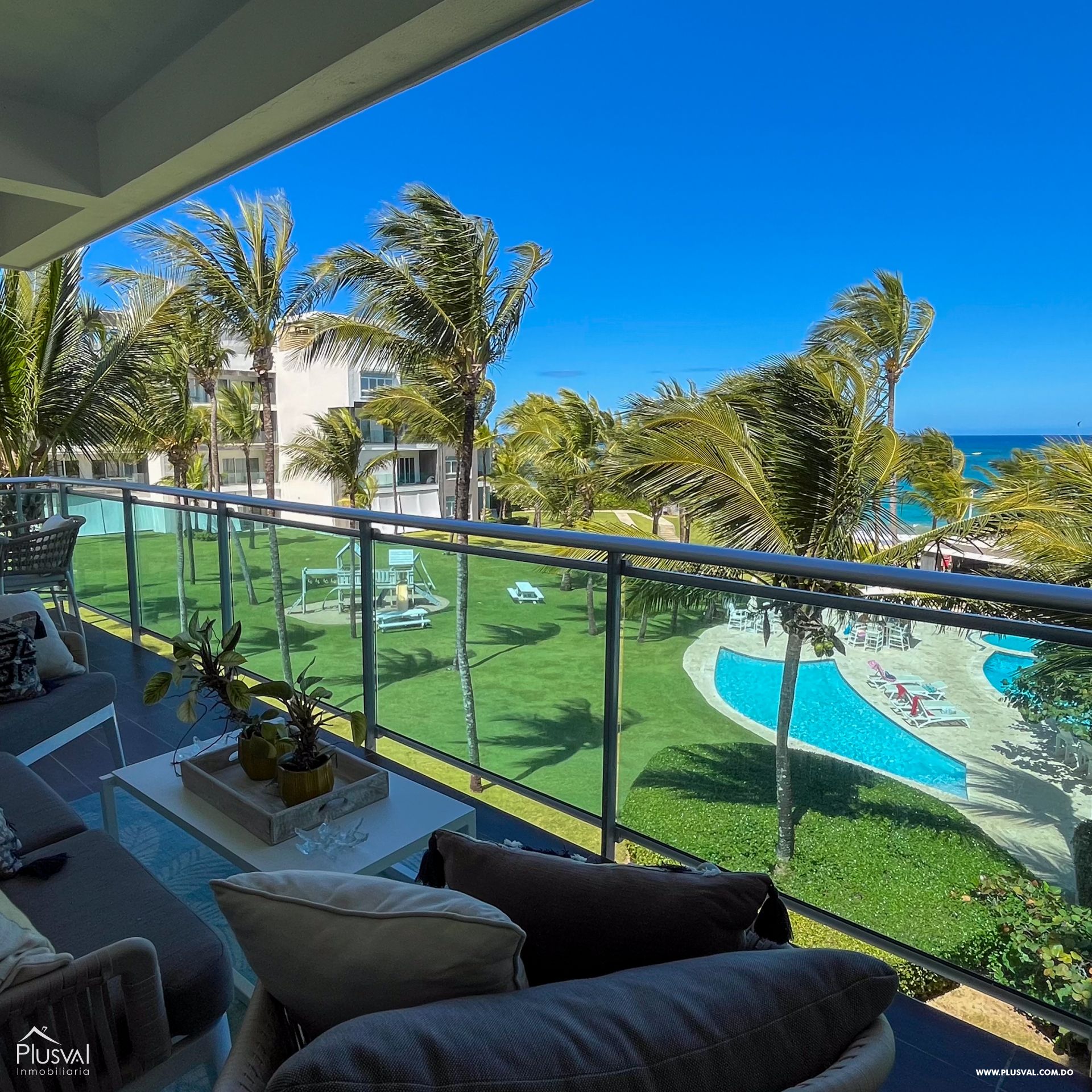 Apartamento Cabarete,  amueblado, 1era. linea de playa. 430586