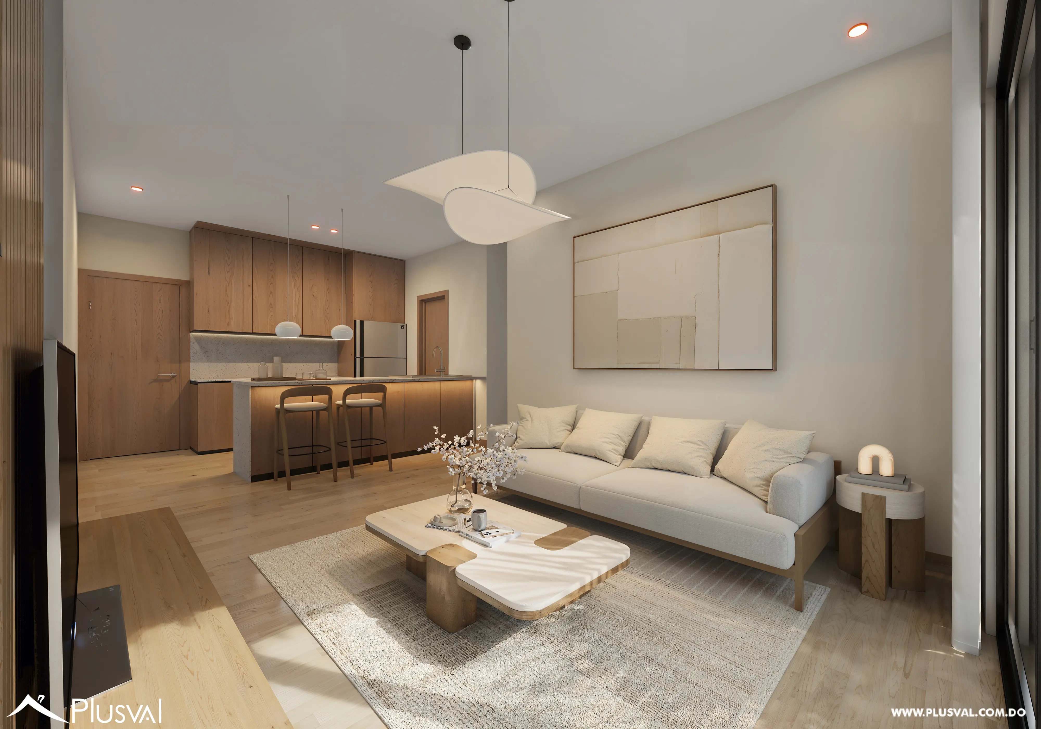 Apartamentos de 2 habitaciones con piscina en Punta Cana 493528