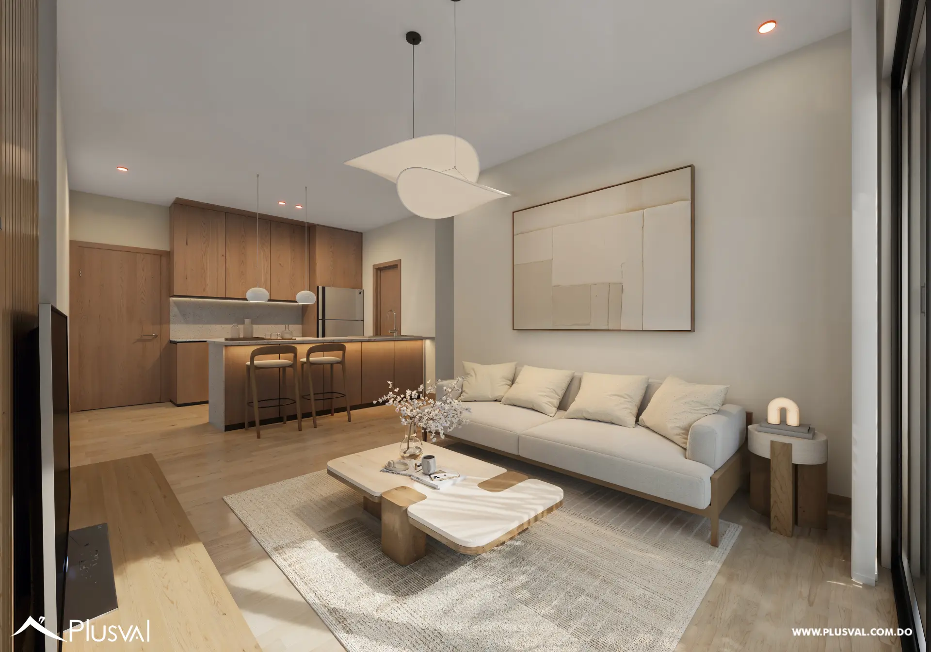 Apartamentos de 2 habitaciones con piscina en Punta Cana 501824