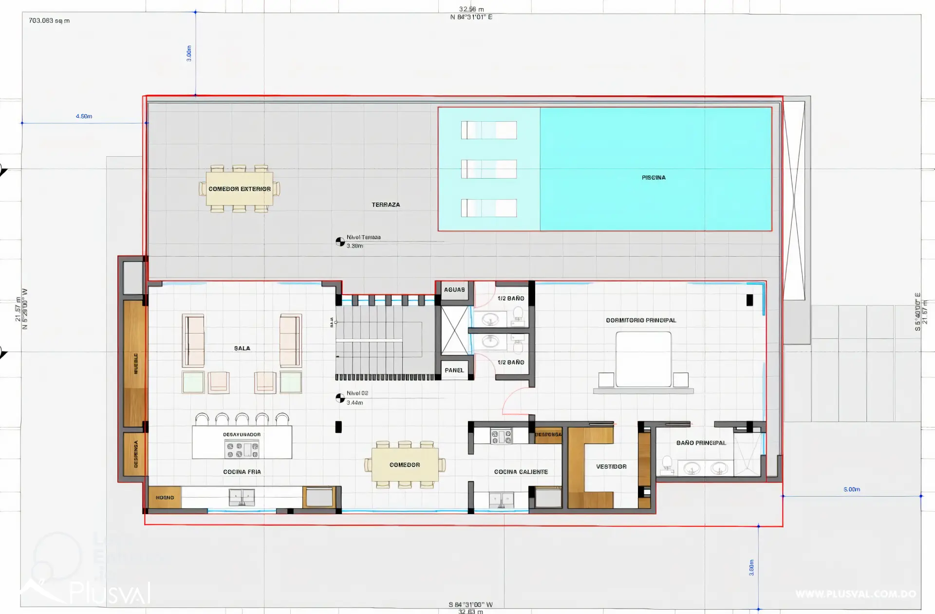 Villa en venta Punta Cana Village West 452000