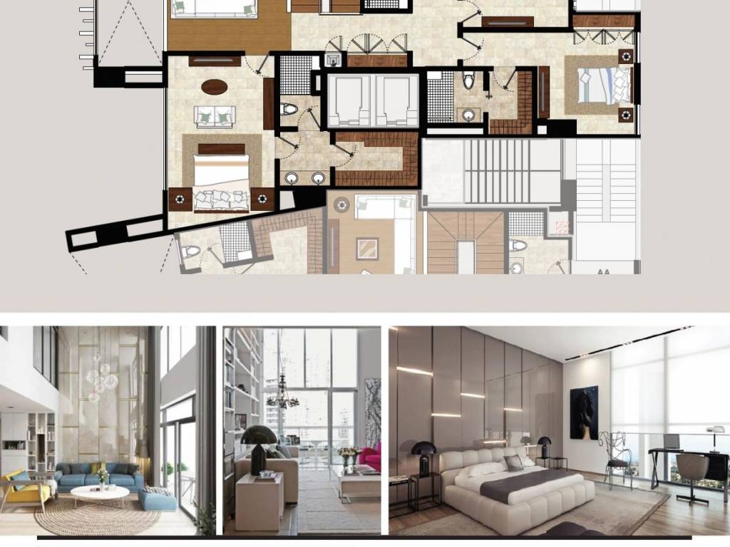 Unico proyecto con apartamentos de 2 niveles y terraza en Piantini 78128