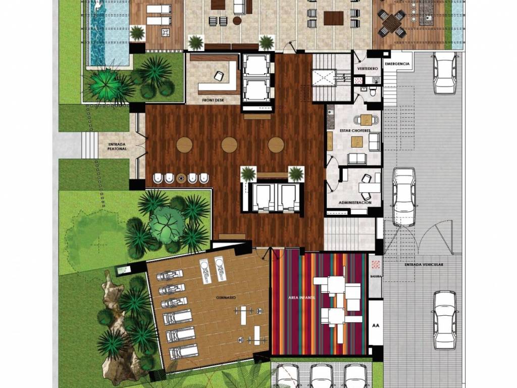 Unico proyecto con apartamentos de 2 niveles y terraza en Piantini 78123