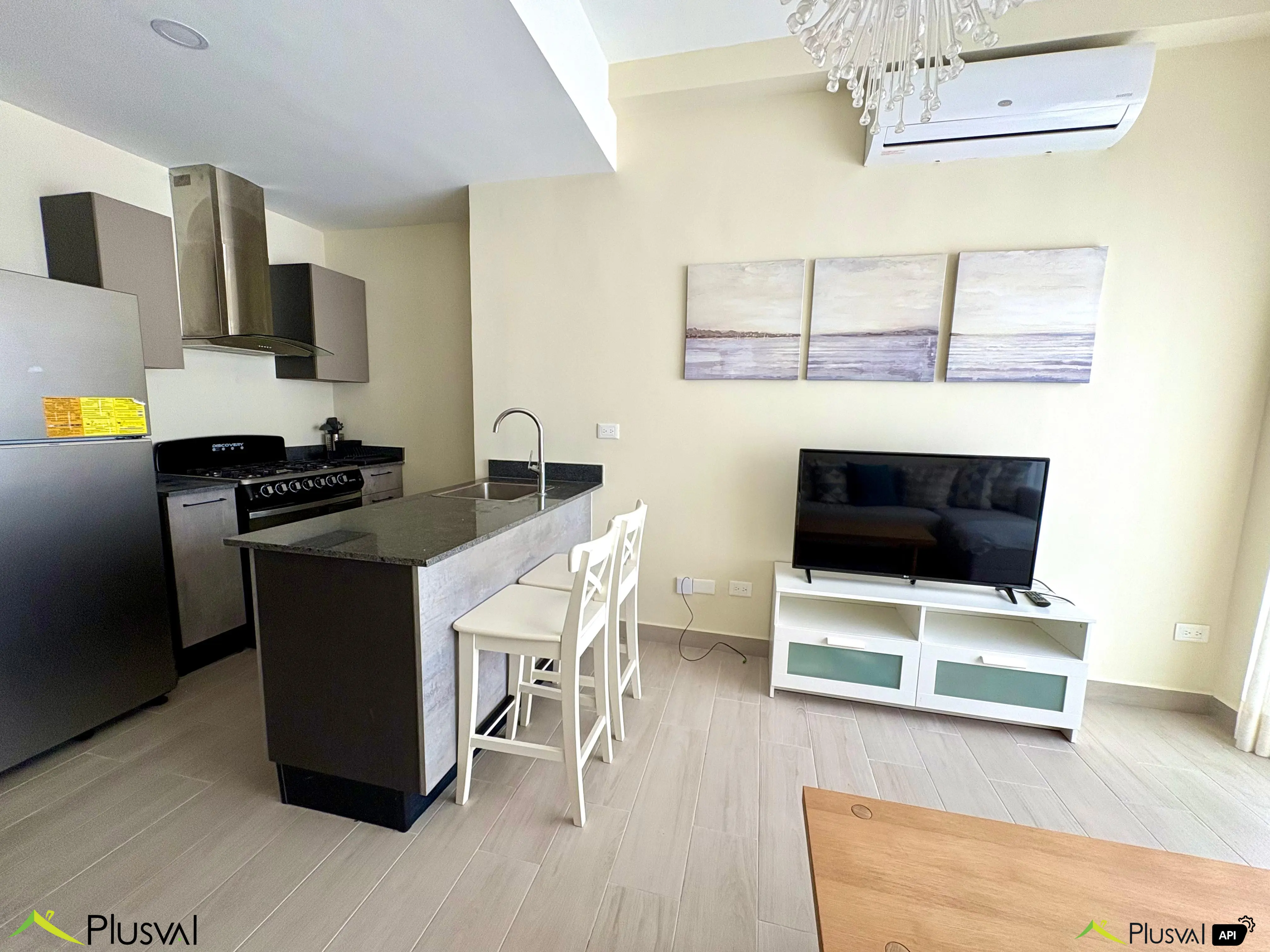 Apartamento amueblado de 1 habitación en Alquiler en Panorama Lake, Vista Cana 448078