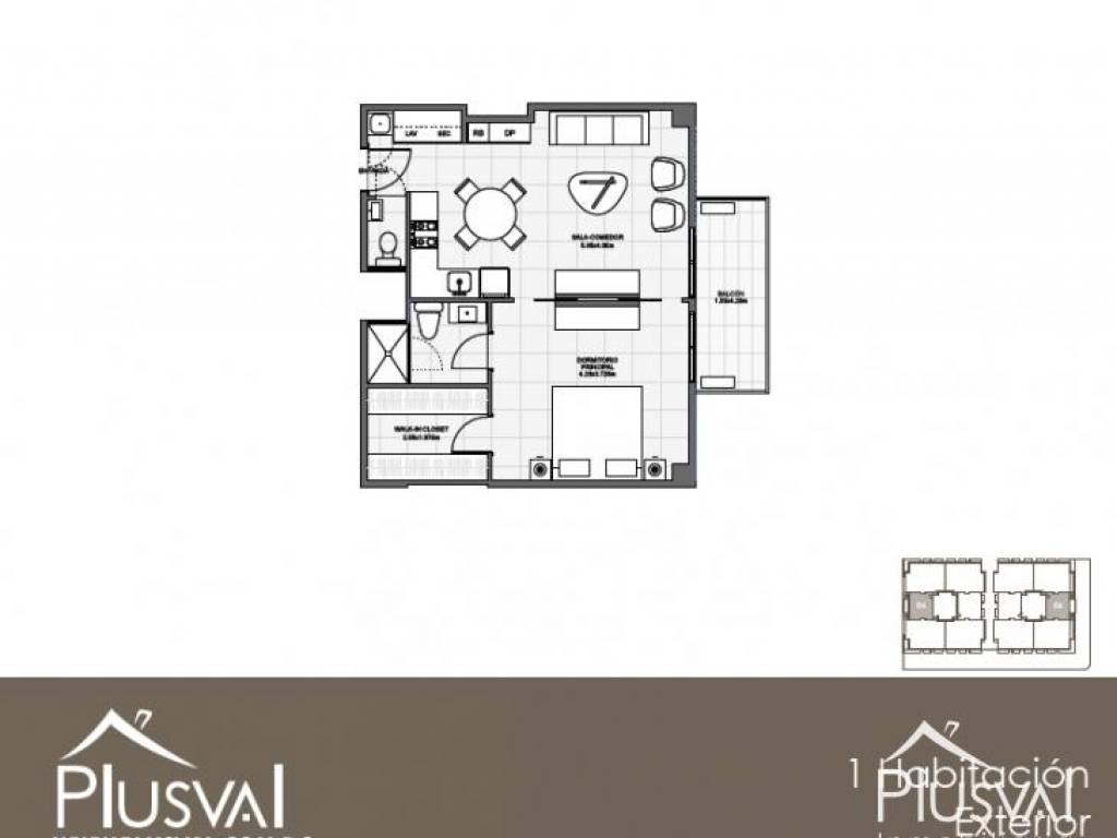Moderno apartamento amueblado en venta en lo mejor de Arroyo Hondo Viejo 443109