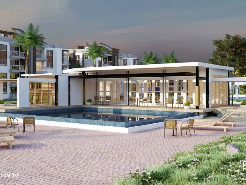 Apartamento en venta en Santo Domingo Este con piscina y área social 135455