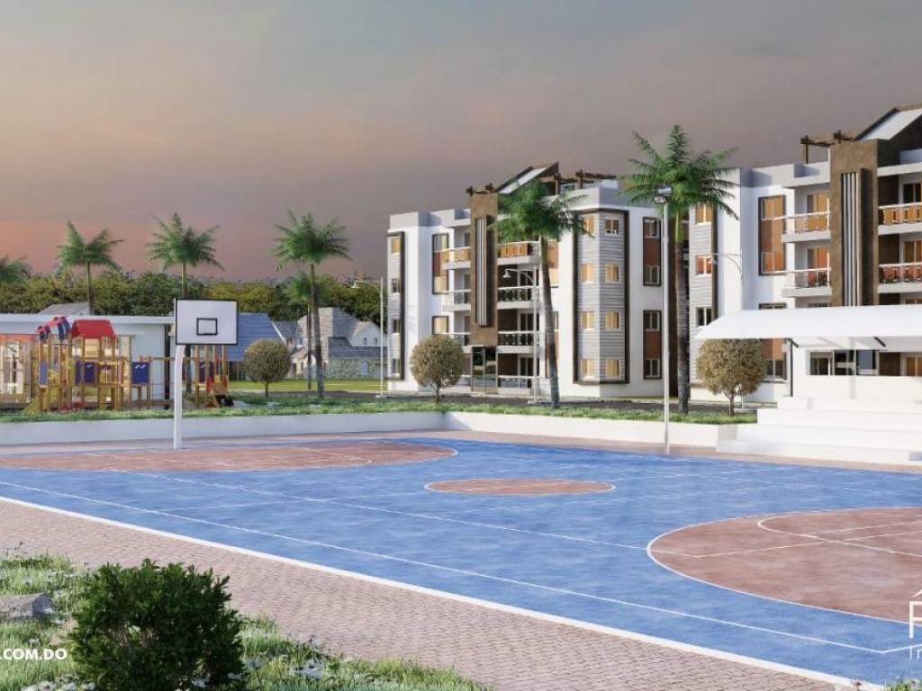 Apartamento en venta en Santo Domingo Este con piscina y área social 135457