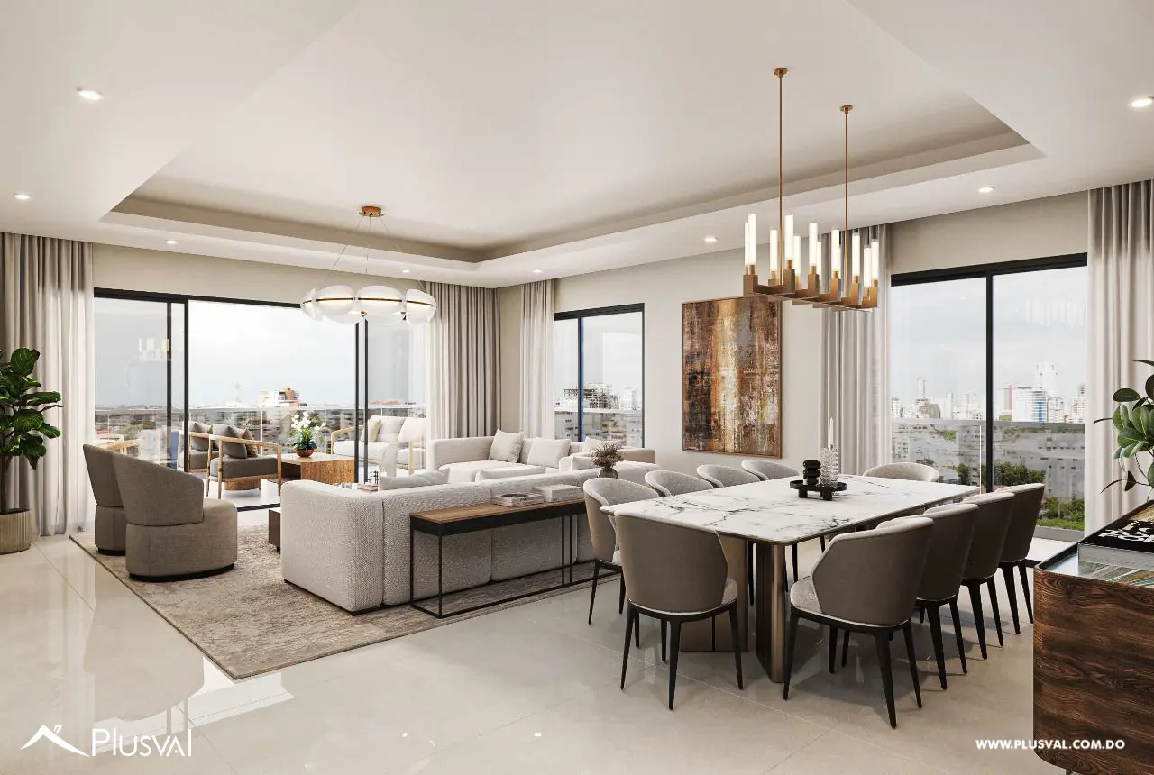 Lujosos Apartamentos de venta en Piantini con excelente distribucion 533390