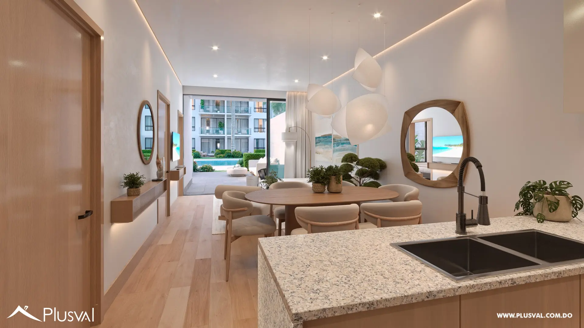 Proyecto de apartamentos de 3 habitaciones en Punta Cana 465877