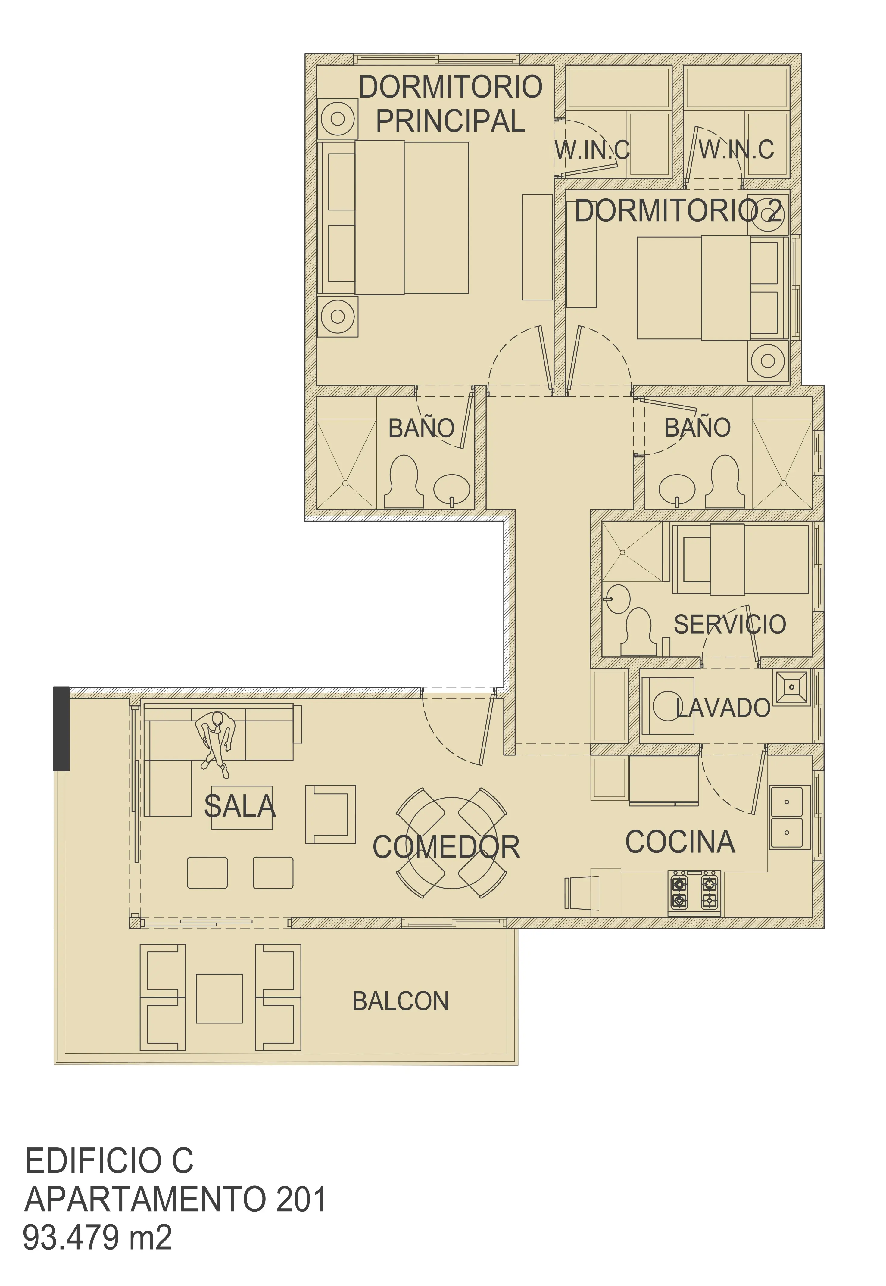 Apartamento en venta, La Meseta 506987