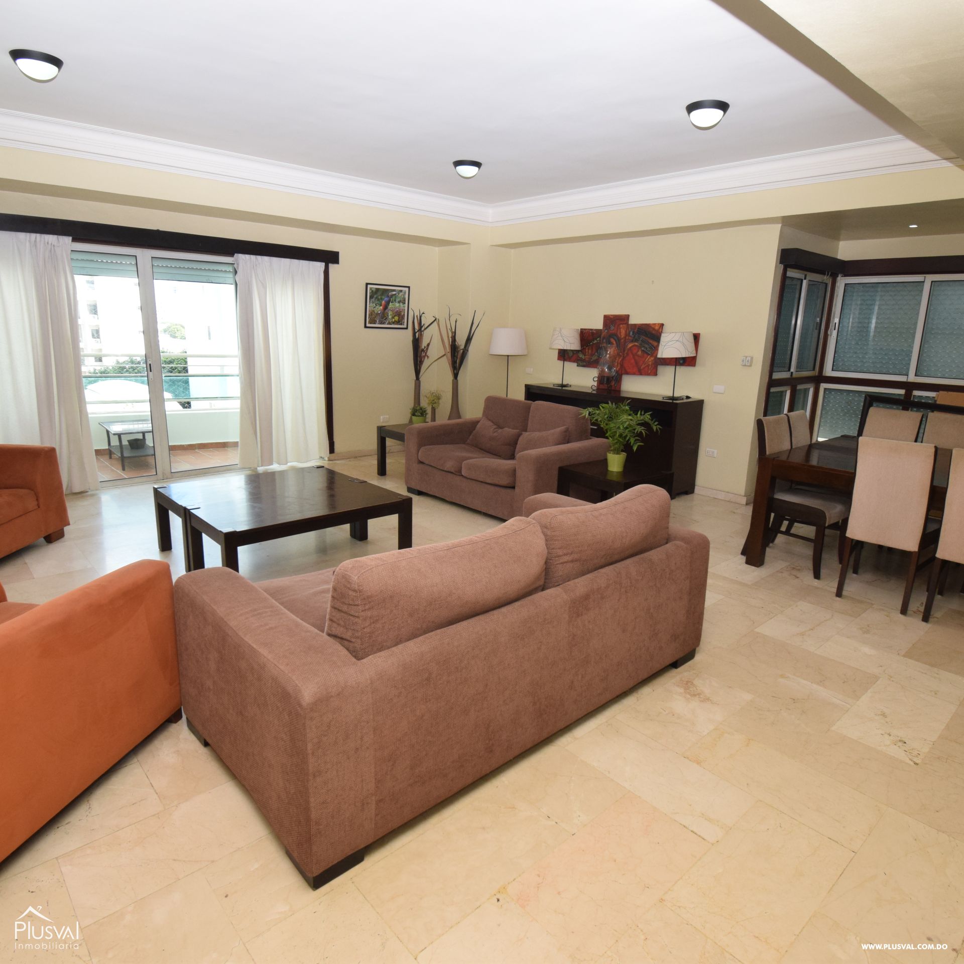 Apartamento en alquiler amueblado en Piantini 395965