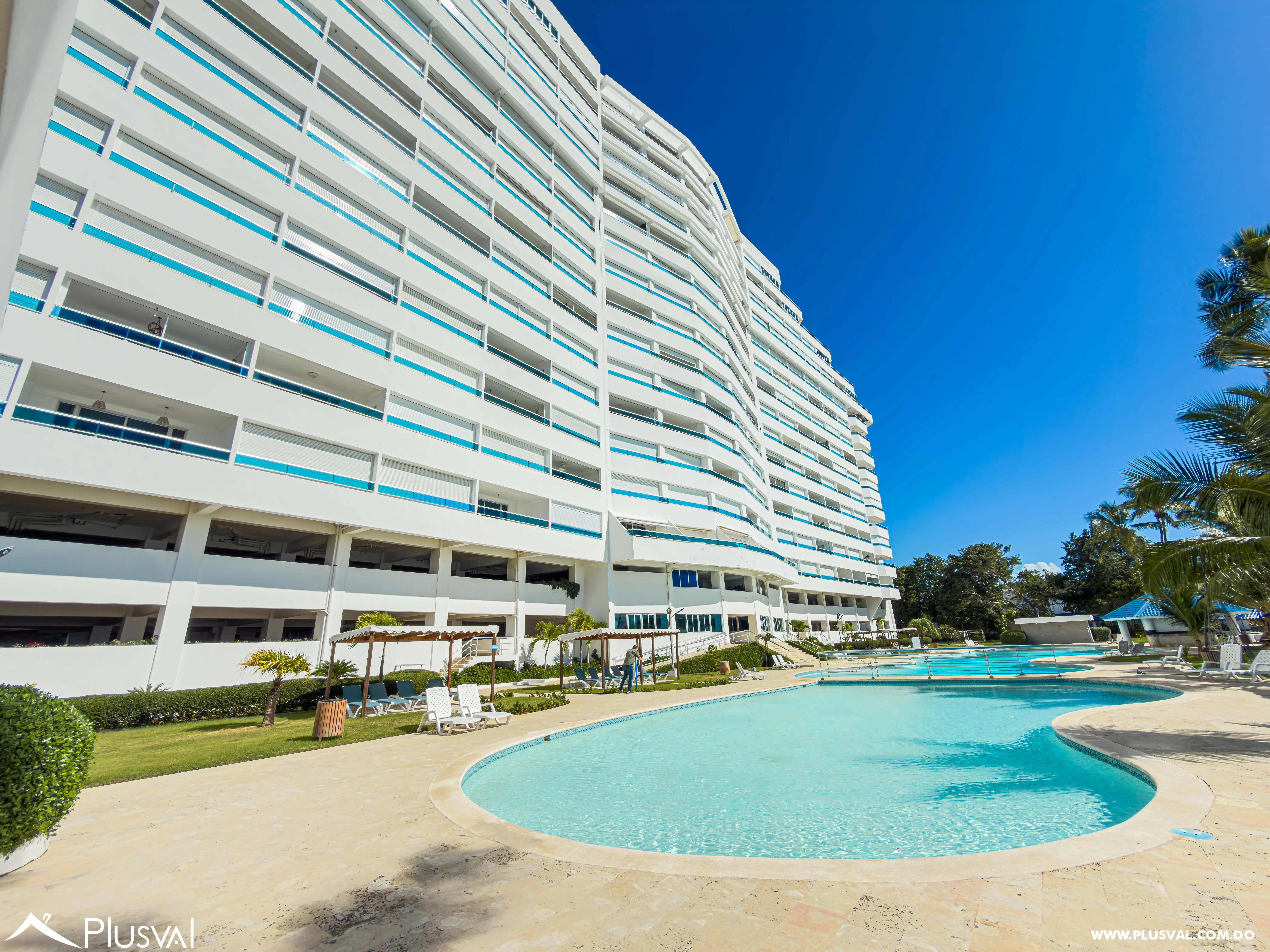 Apartamento en alquiler de 2 habitaciones con vista al mar en Juan Dolio 478179