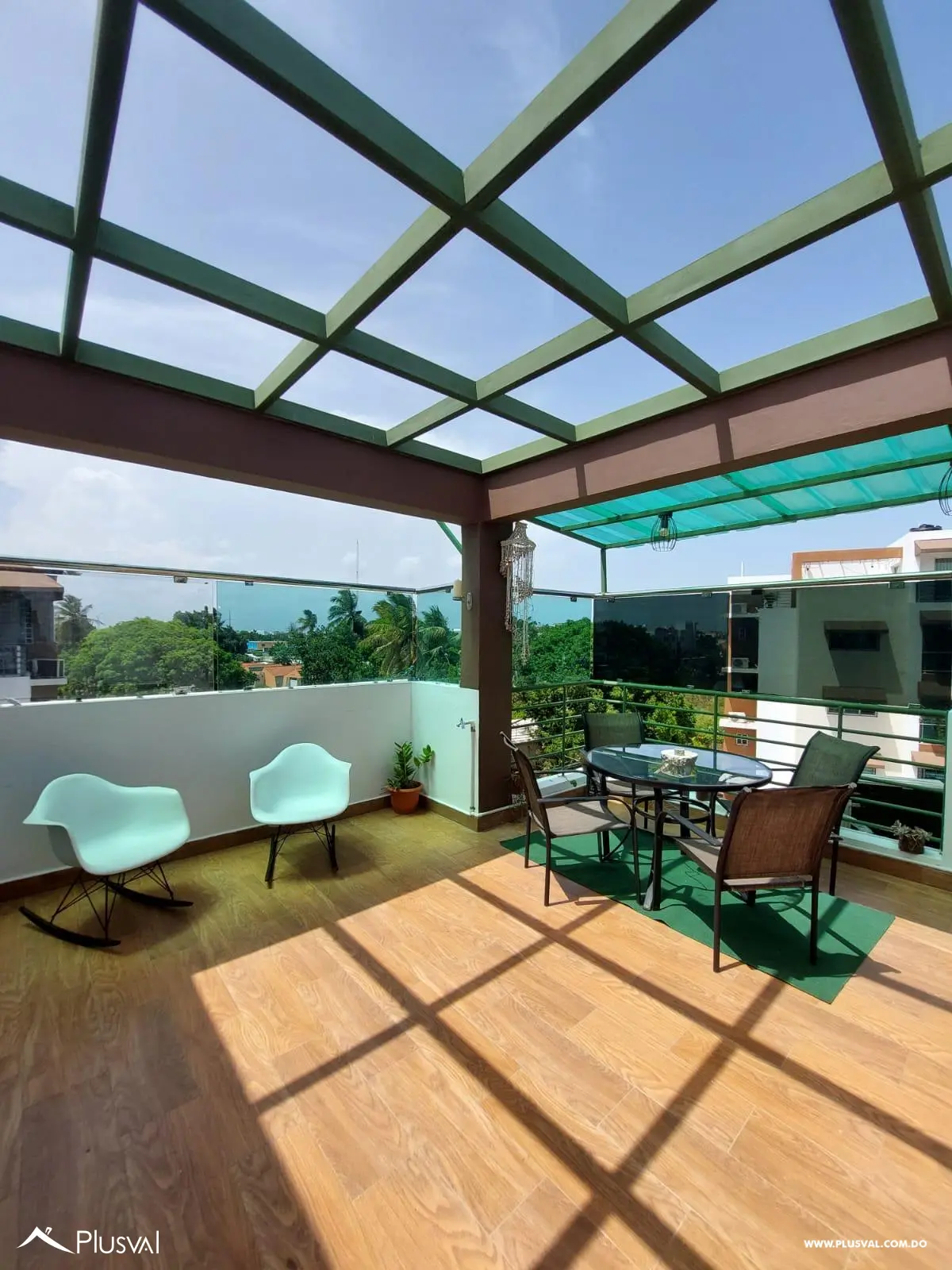 Apartamento con aparta-estudió y hermosa  terraza techada. 484264