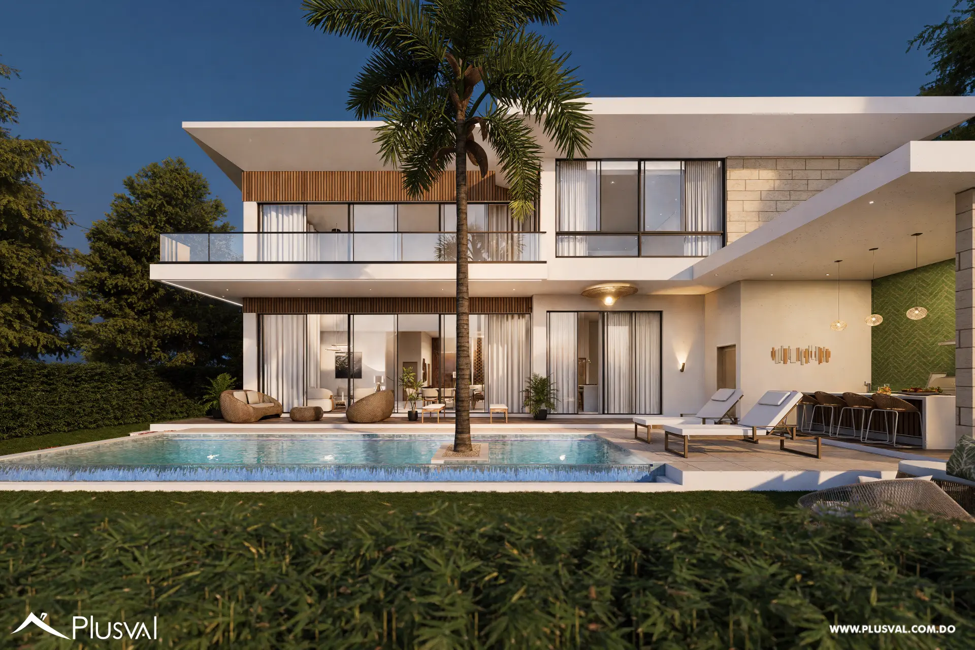 Villa de lujo con vistas al Mar Caribe y al campo de golf Punta Espada 490120