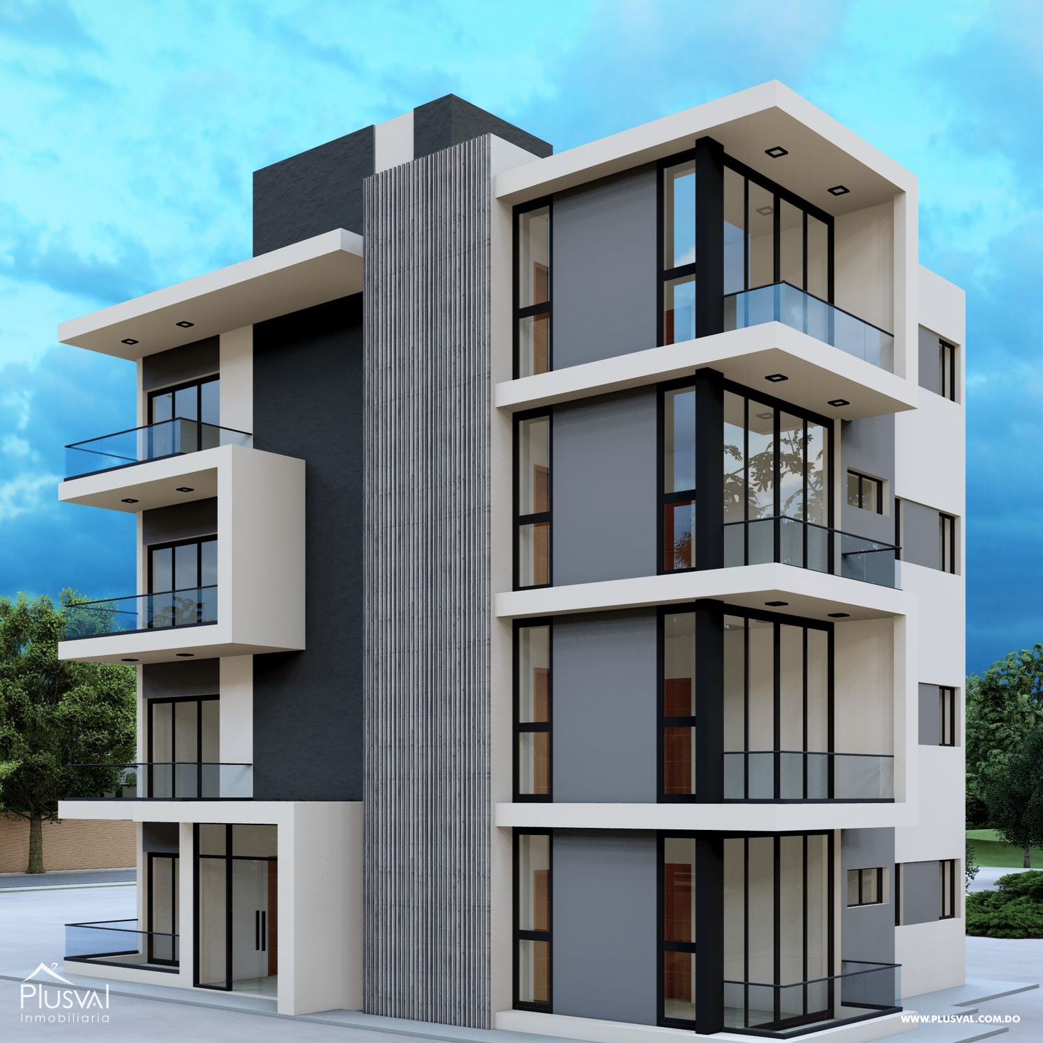 Amplios apartamentos de venta con vista a la ciudad y las montañas, en Cerro Don Antonio. 335276