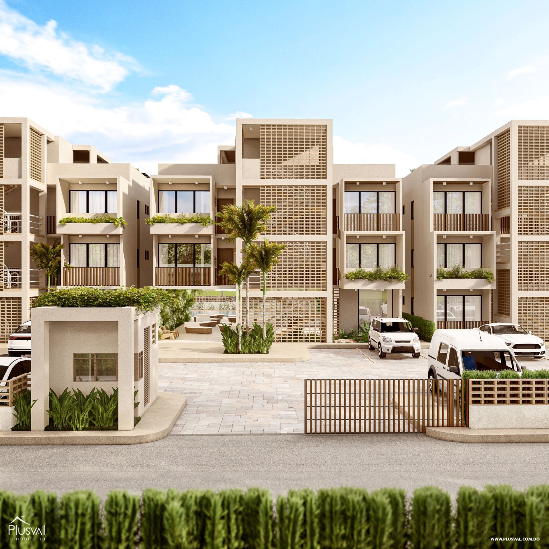 Moderno proyecto de apartamentos en el centro de Punta Cana 316168