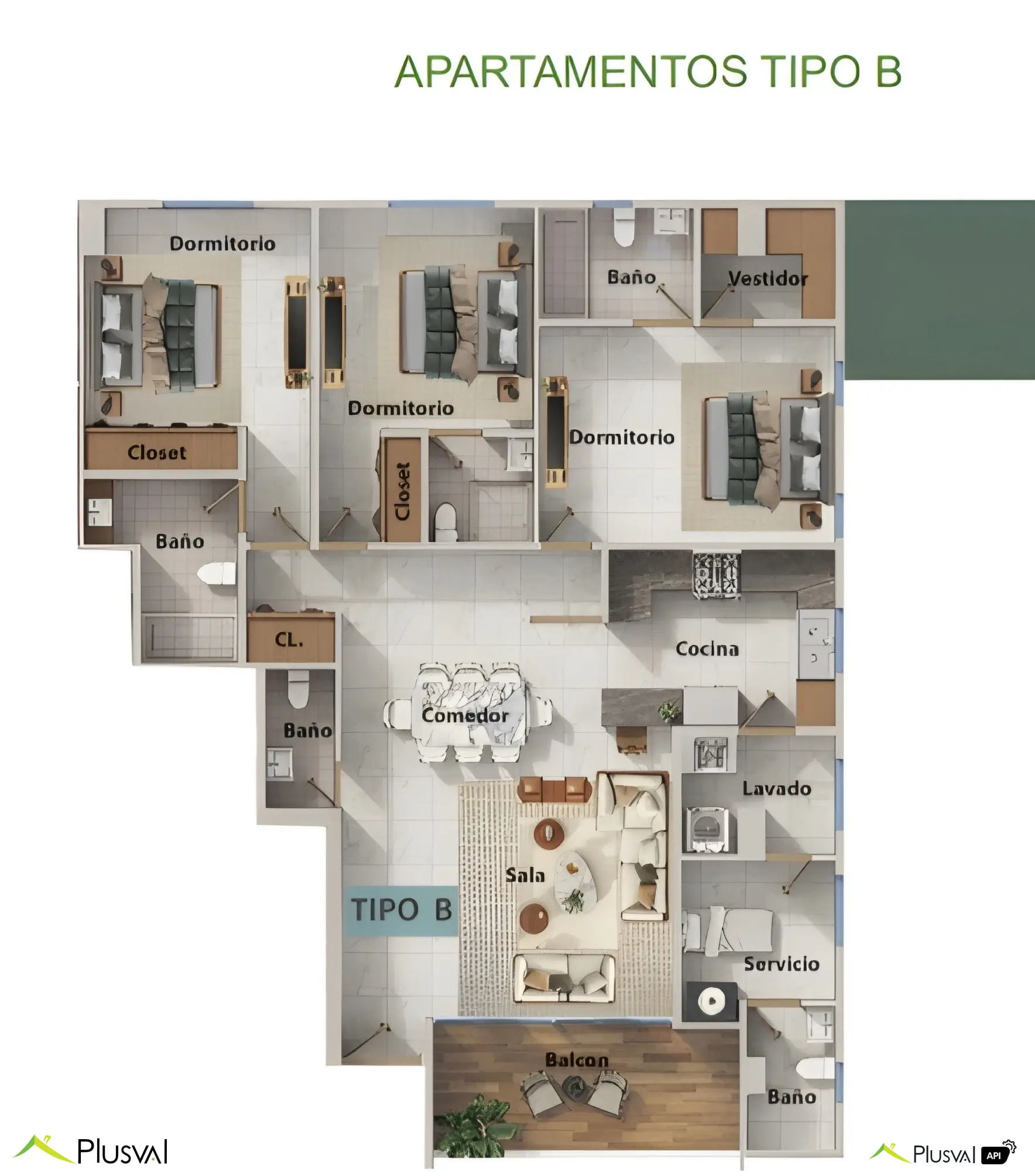 Apartamentos en  venta en Mirador Norte. 451469