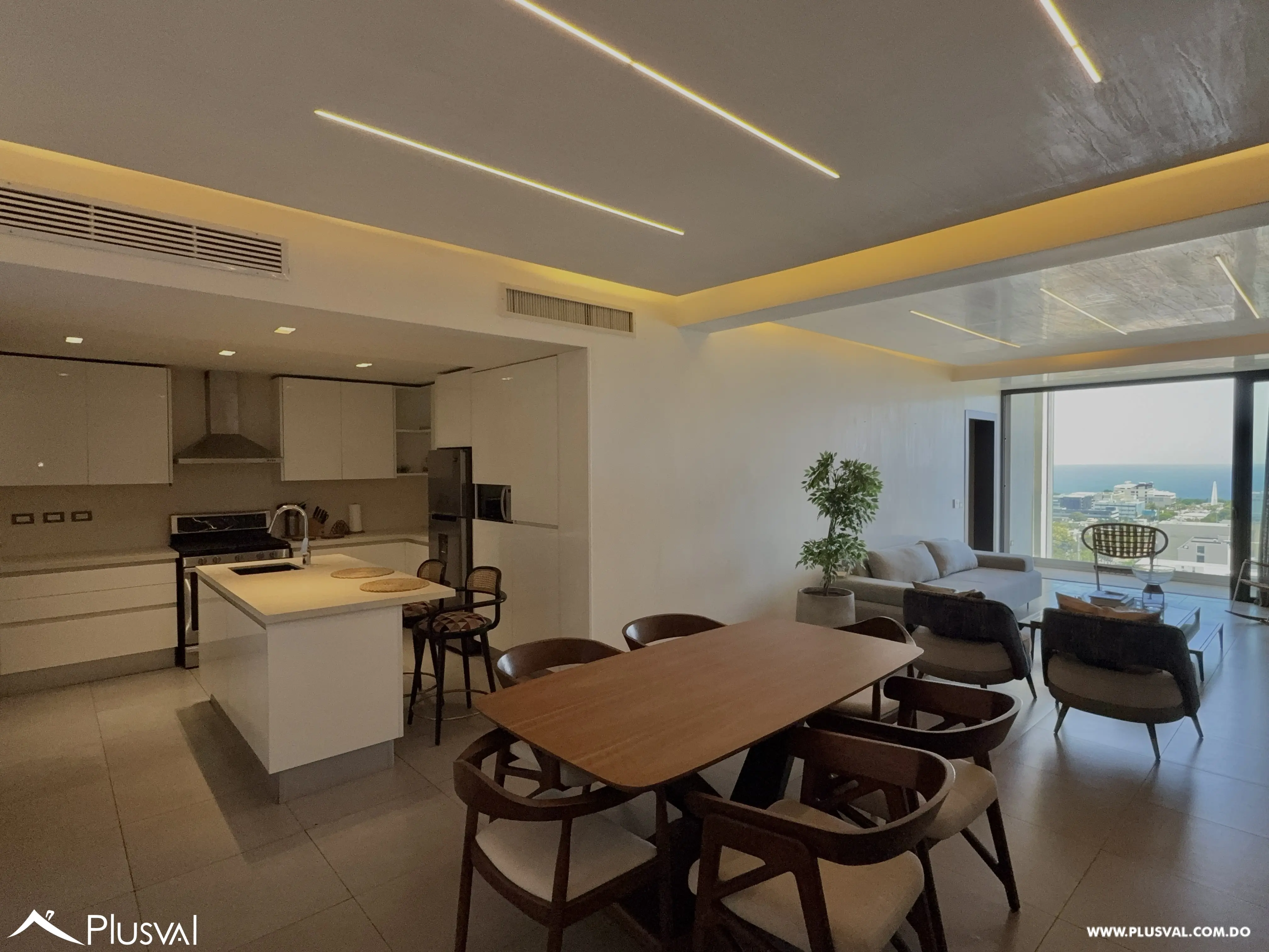 Apartamento Amueblado en Alquiler, Vista al Mar y el Parque en Bella Vista 530451