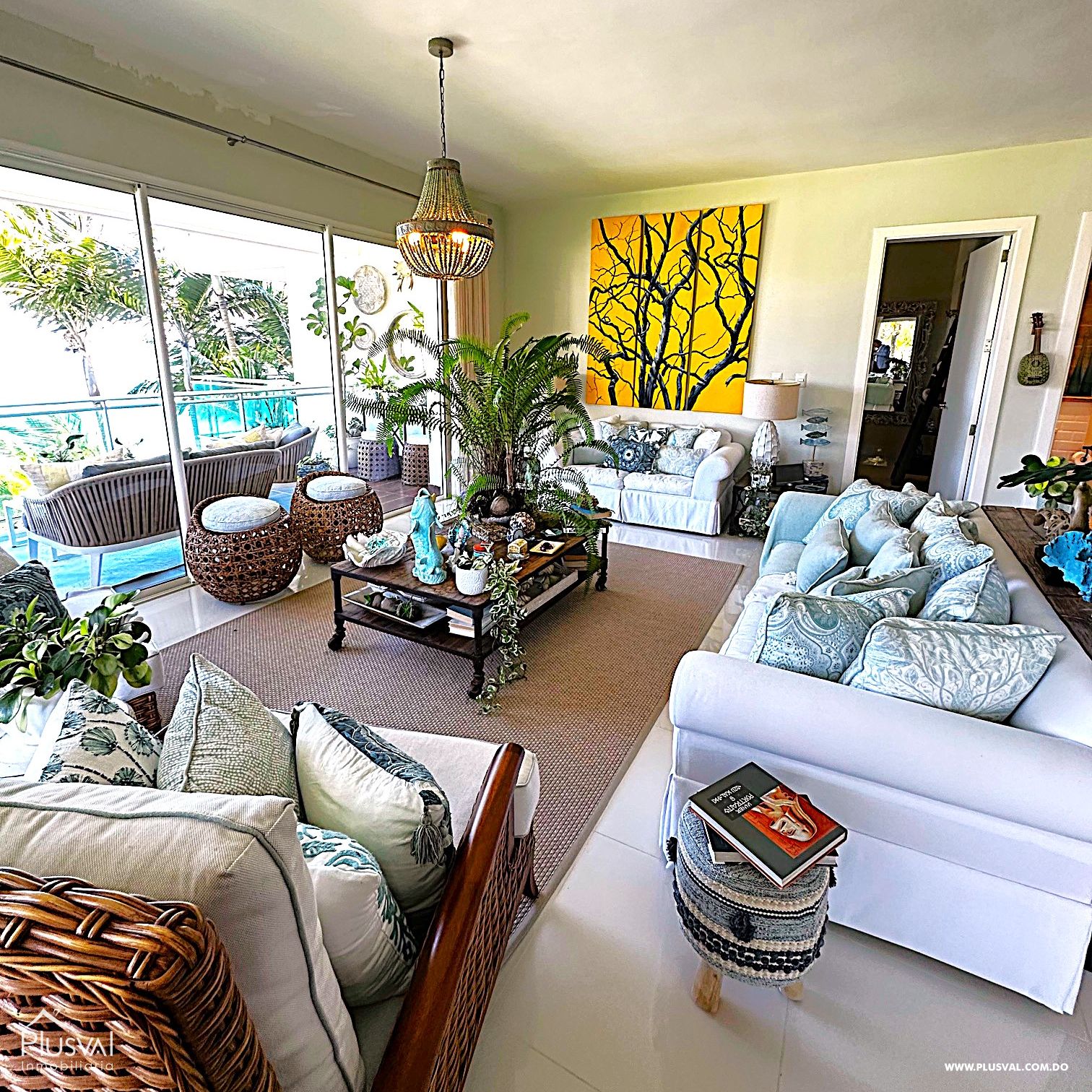 Apartamento Cabarete,  amueblado, 1era. linea de playa. 430593