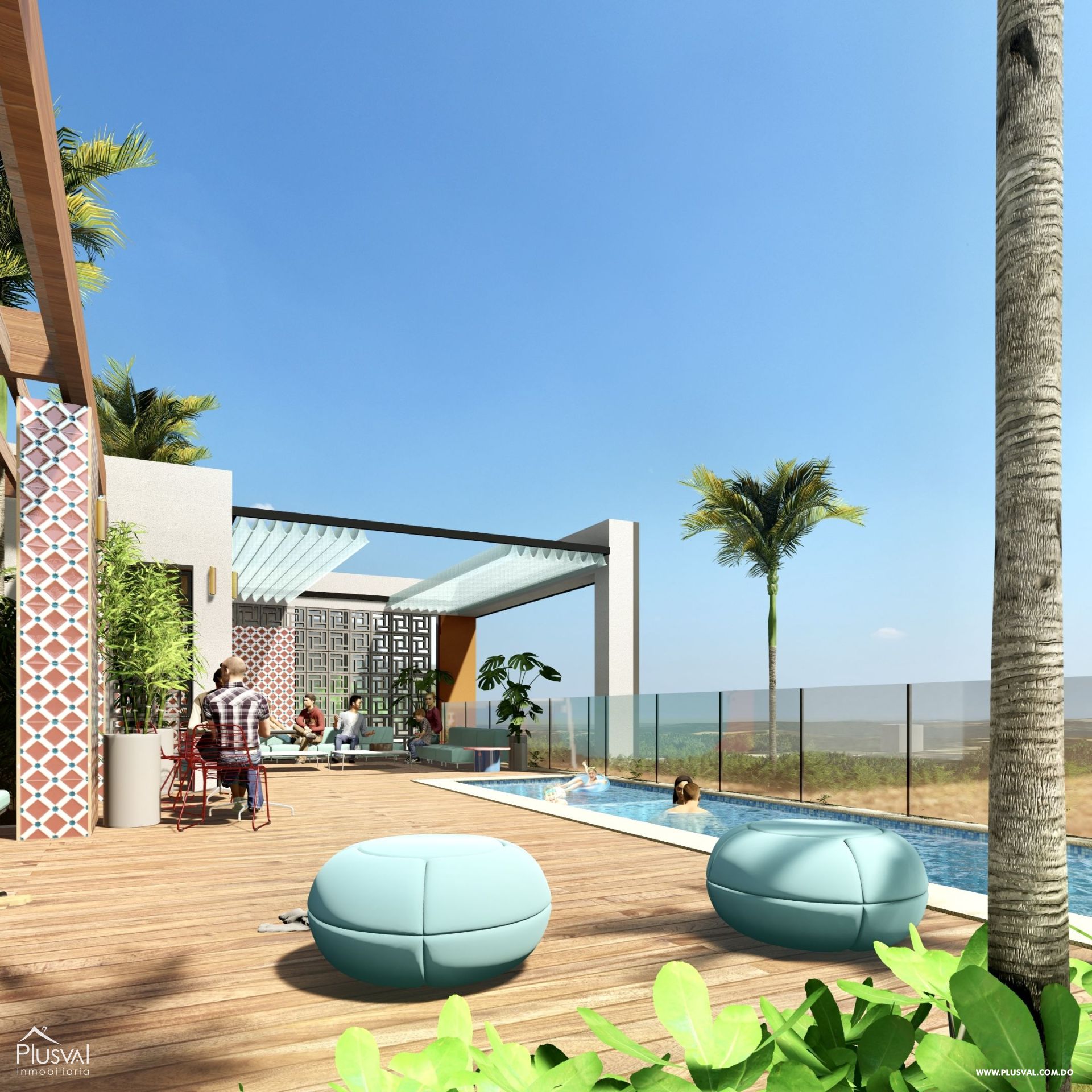 Apartamento de 1 habitación en la Av. Jacobo Majluta 379278