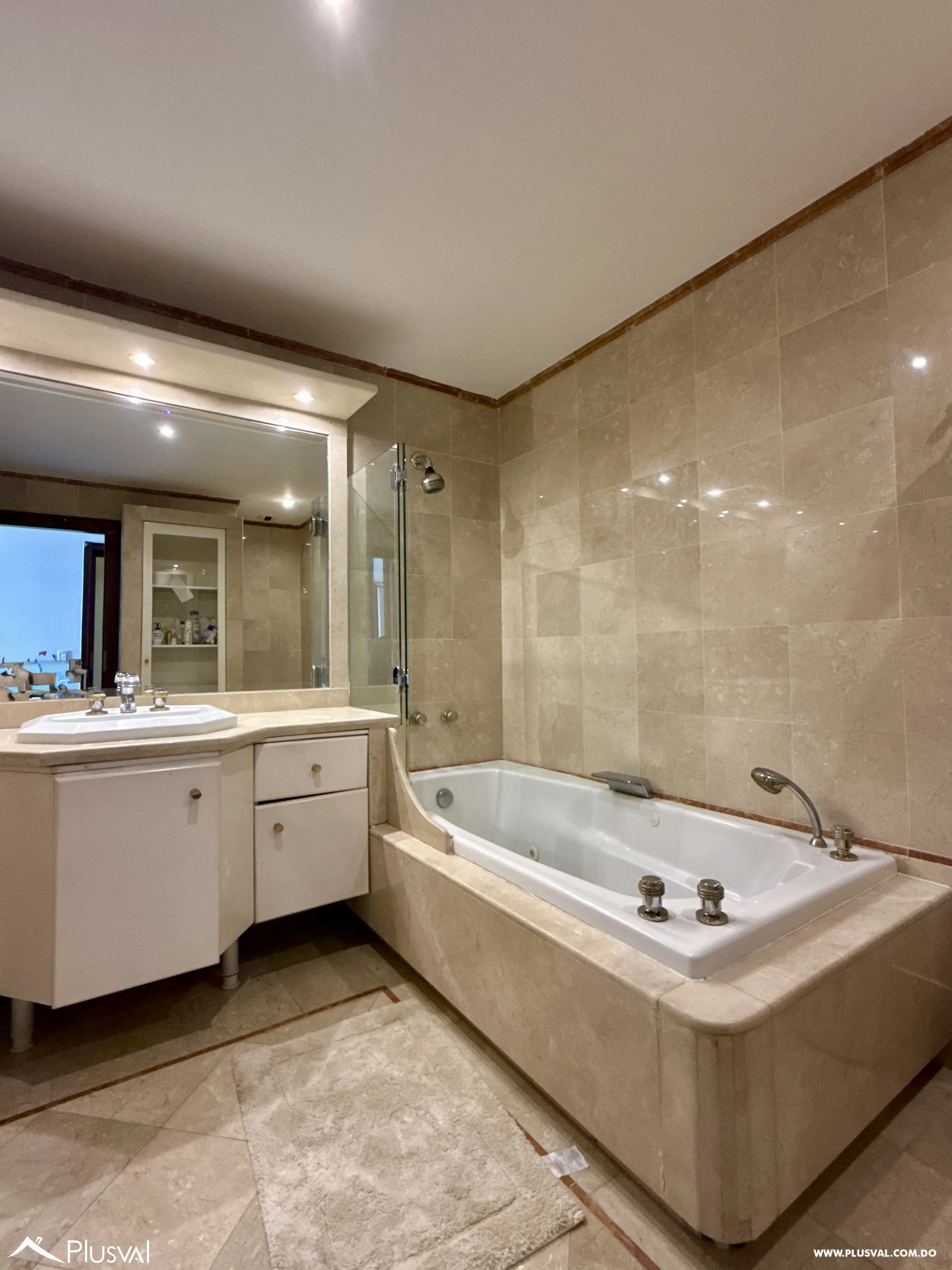 Apartamento amueblado piso 10 con espectacular vista al mar, jacuzzi privado, 4 balcones en Malecón Santo Domingo 506594
