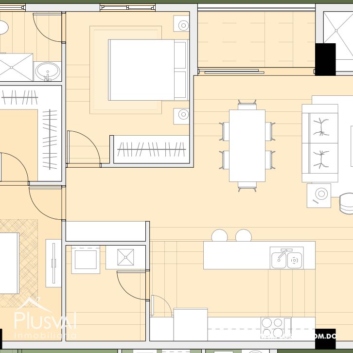 Modernos apartamentos en venta, en el centro de Naco 368078