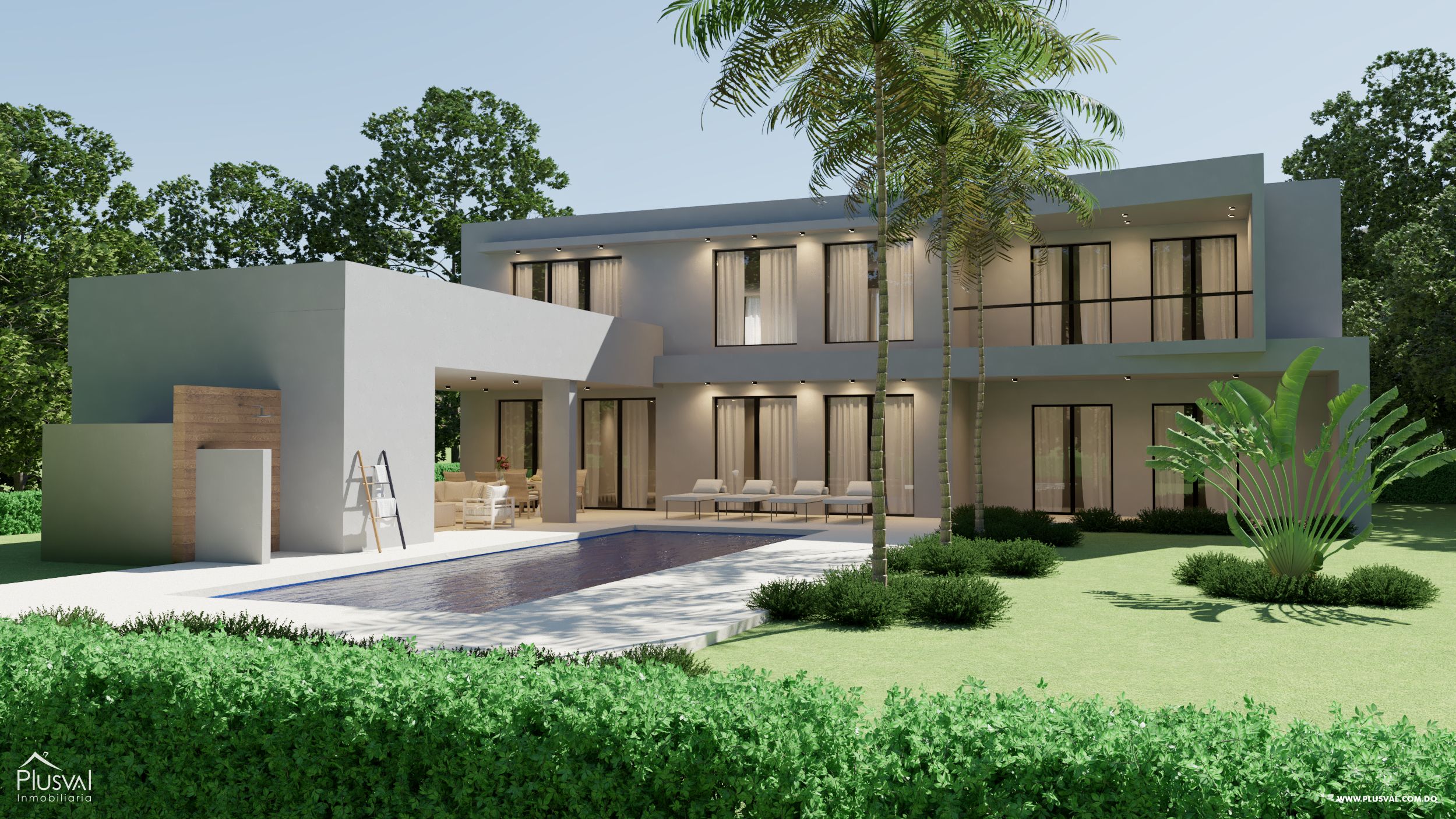 Venta de exclusica Villa de 5 habitaciones en West Village Punta Cana 425423
