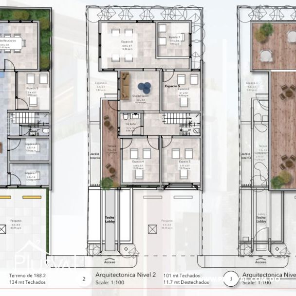 Edificio corporativo listo de 3 niveles en Autopista de San Isidro 242460