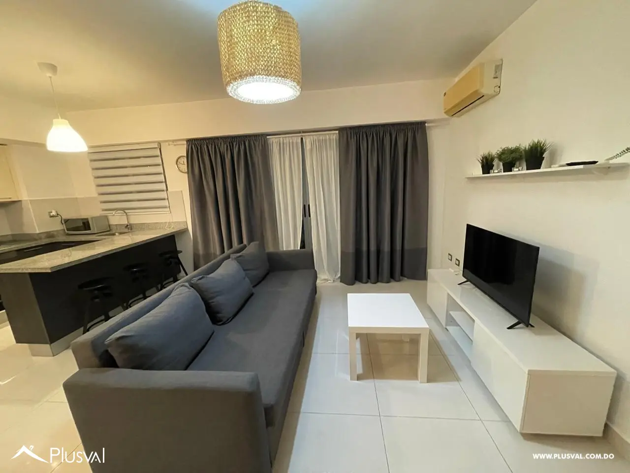 Apartamento amueblado en alquiler en Gazcue 471365