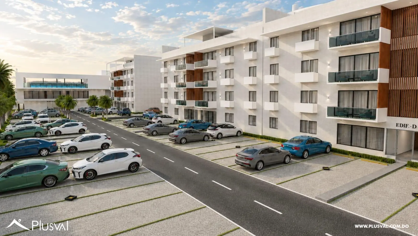 Apartamentos en La Romana con piscina y plaza comercial 515440
