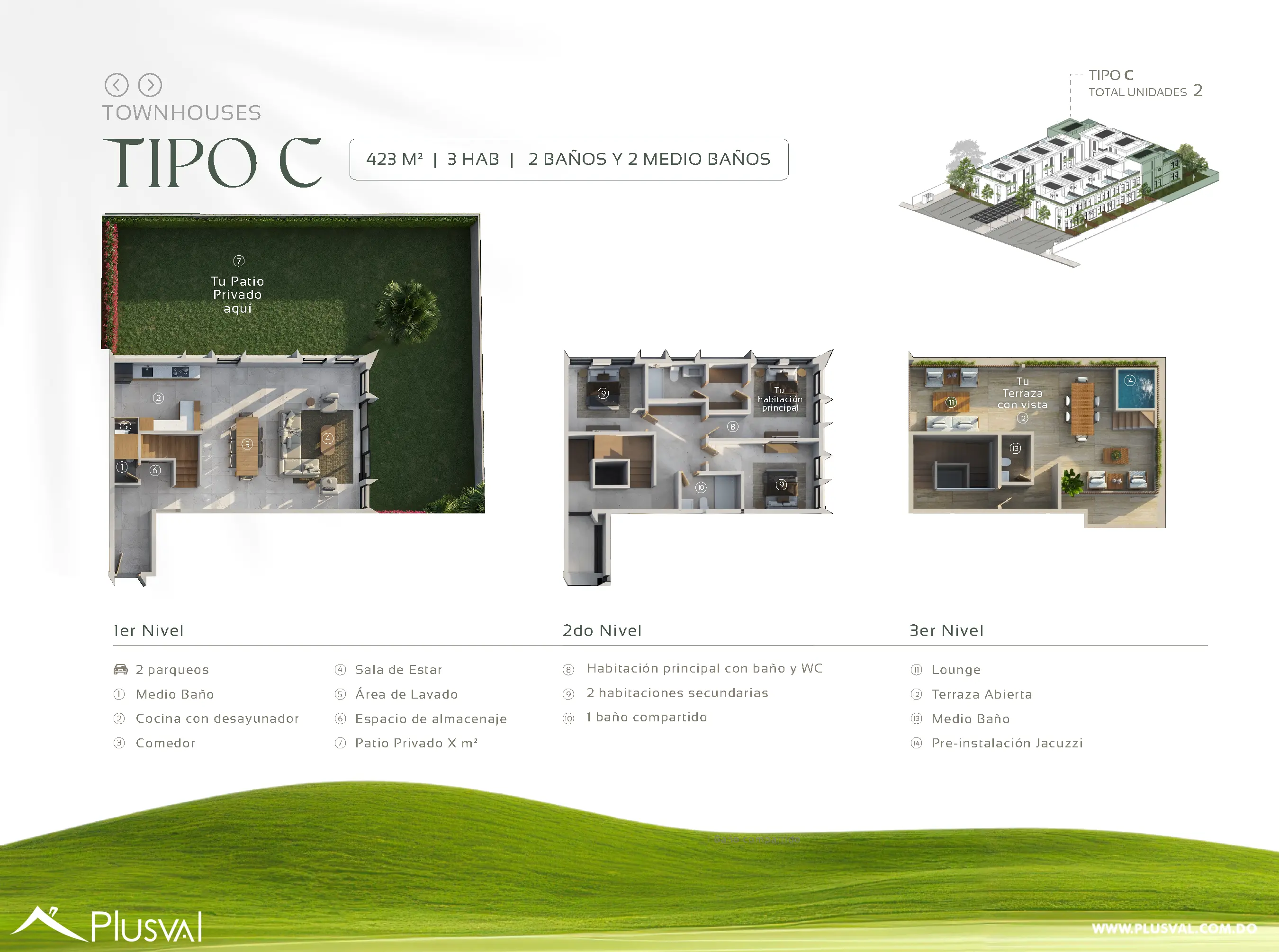 Townhouses en Venta en Playa Nueva Romana Frente al Campo de Golf 468830