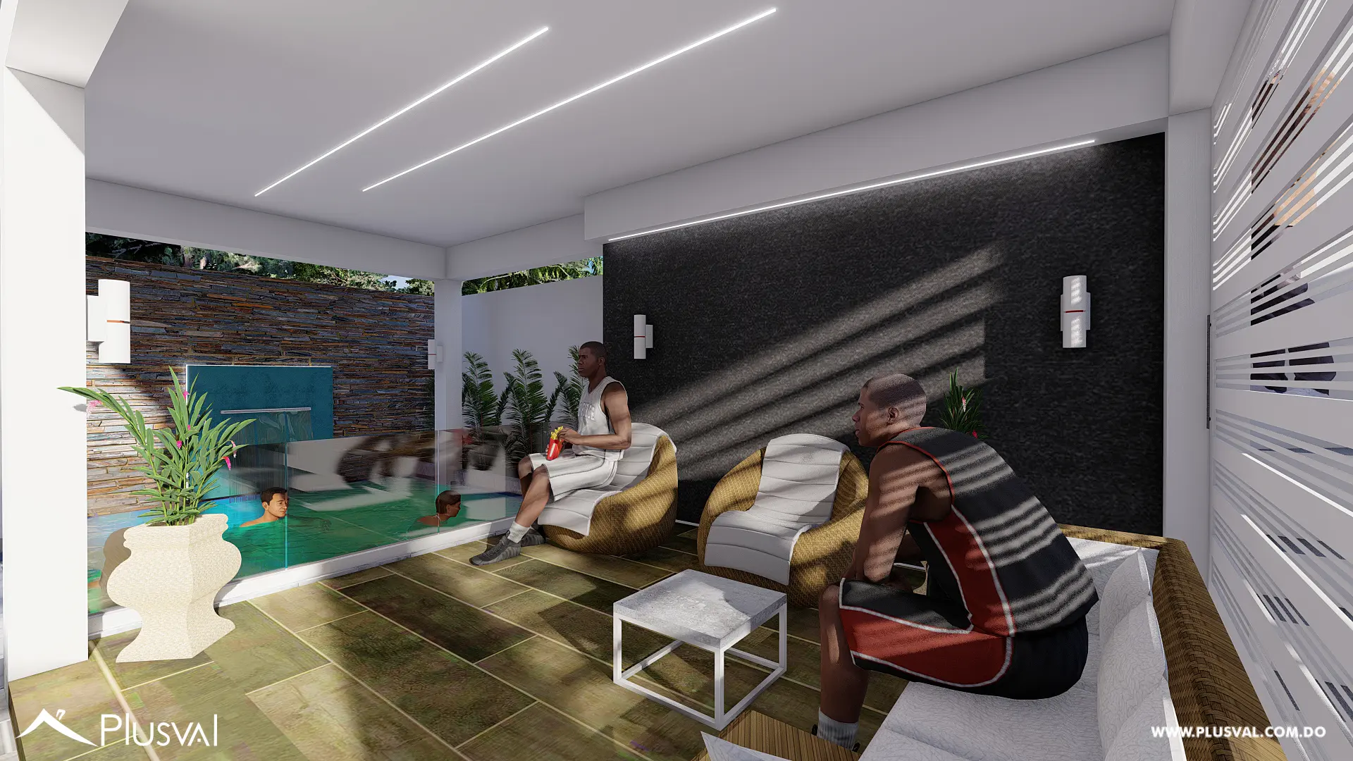 Moderno apartamento de 2 habitaciones en Costa Cana, Punta Cana 454516