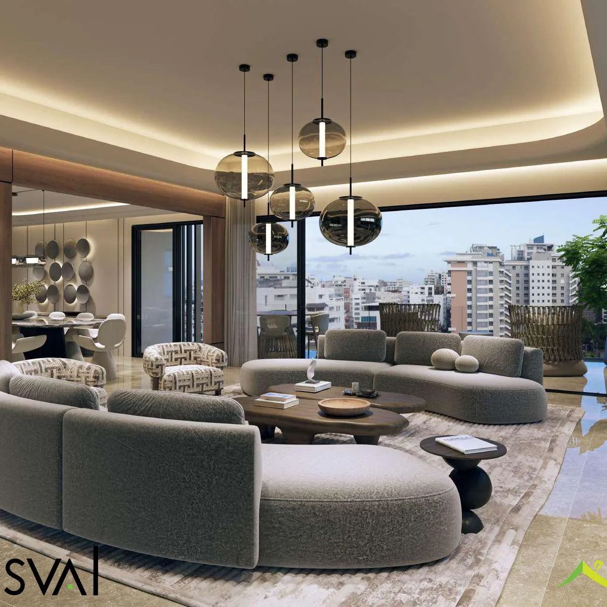 Apartamento en venta de 3 habitaciones y 4 parqueos en Naco, uno por nivel 416972