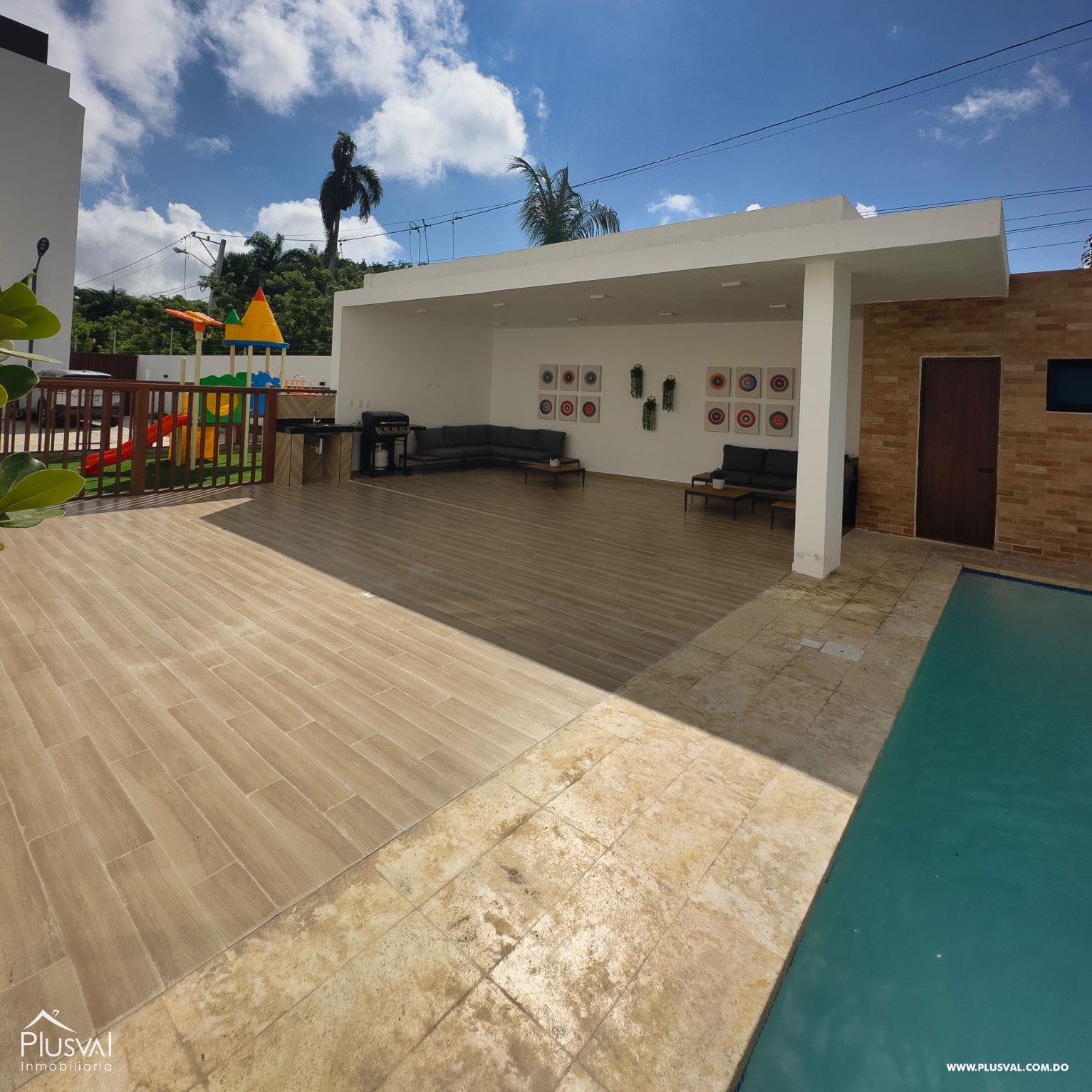 Apartamento de venta en Don Pedro con área social y piscina 424144