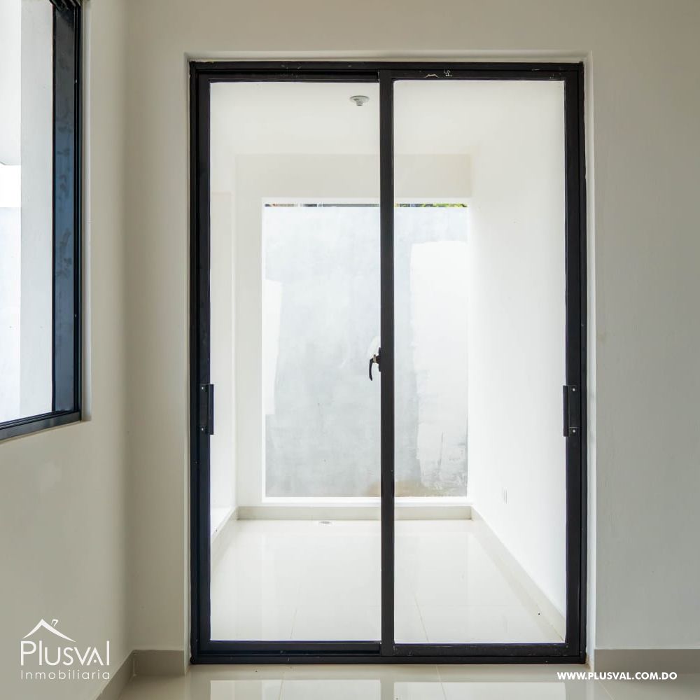 Apartamento en planos con patio privado, ubicado en zona residencial de Santiago, 371499