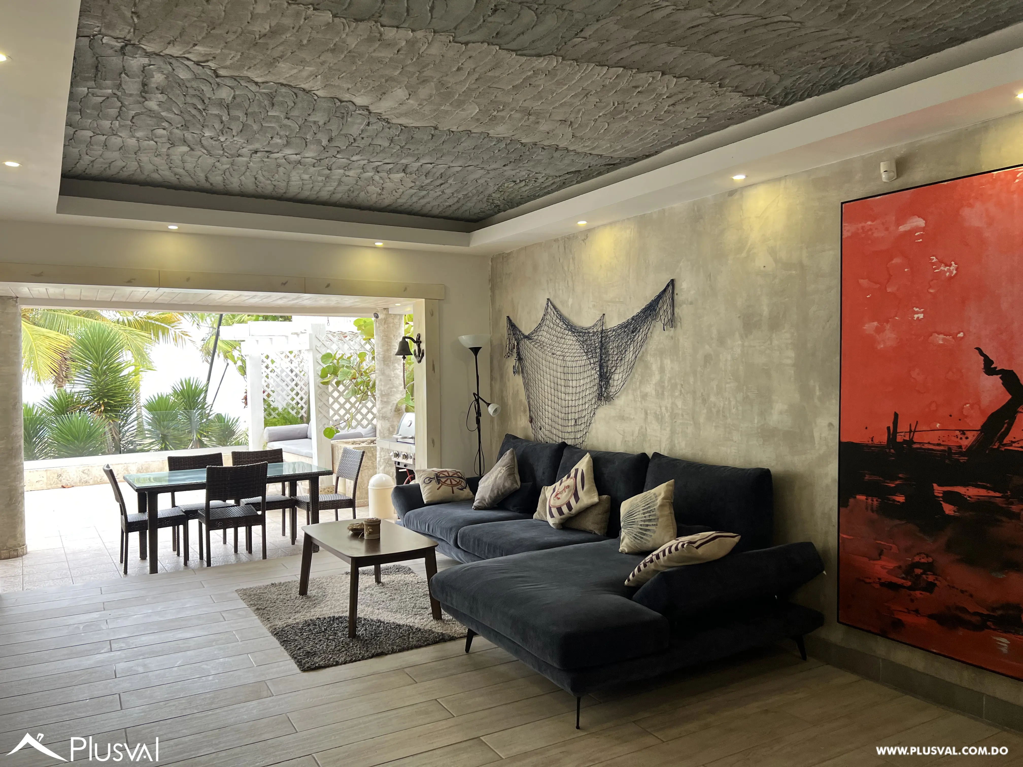 Hermosa villa en Venta en primera línea de playa en Juan Dolio (Guayacanes) 451639