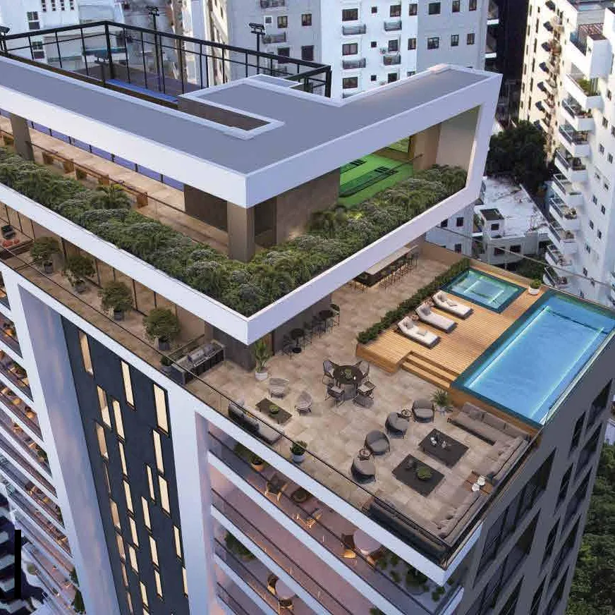 Apartamento en venta en Naco de 3 habitaciones + estudio 416950