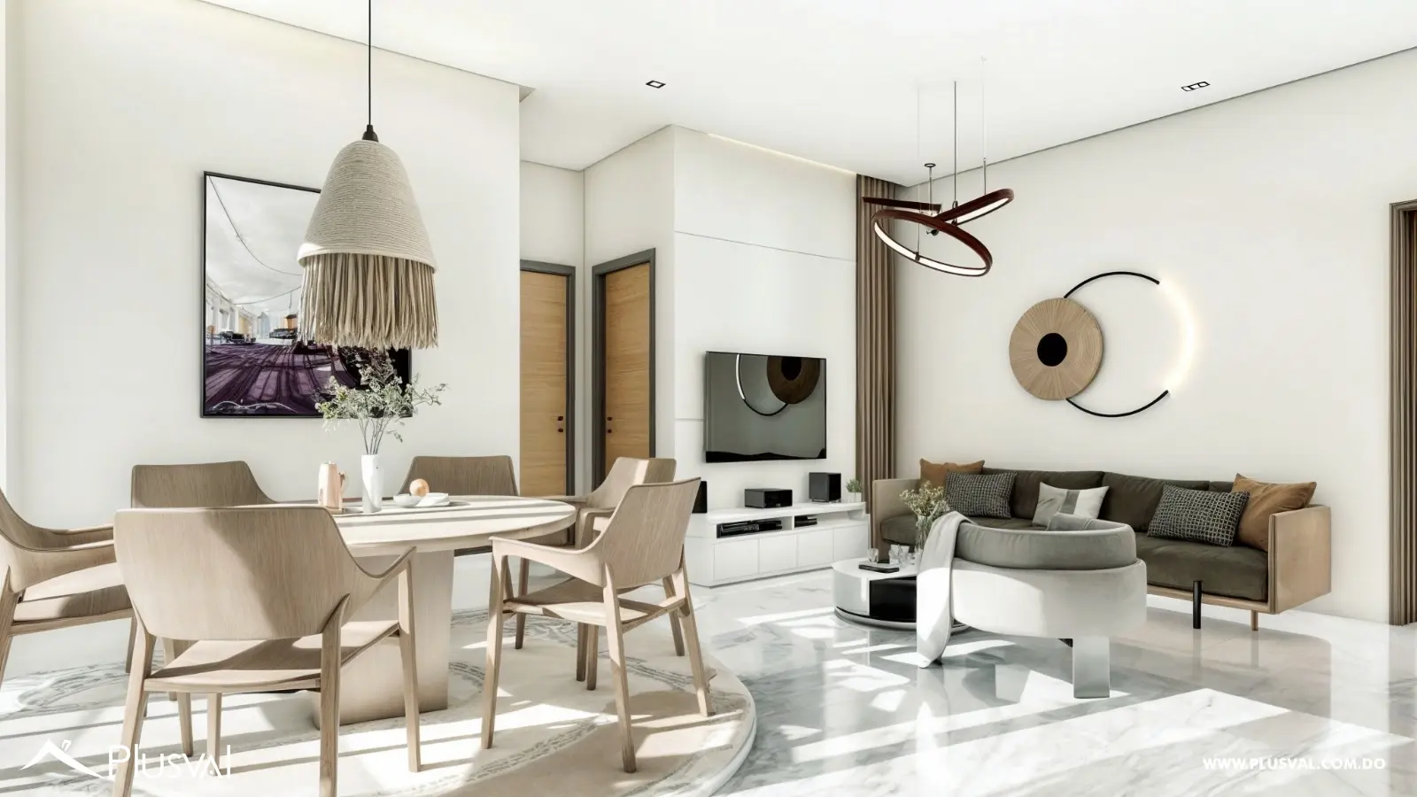 Torre de apartamentos de 1 y 2 habitaciones en ubicación estratégica en Juan Dolio. 501528
