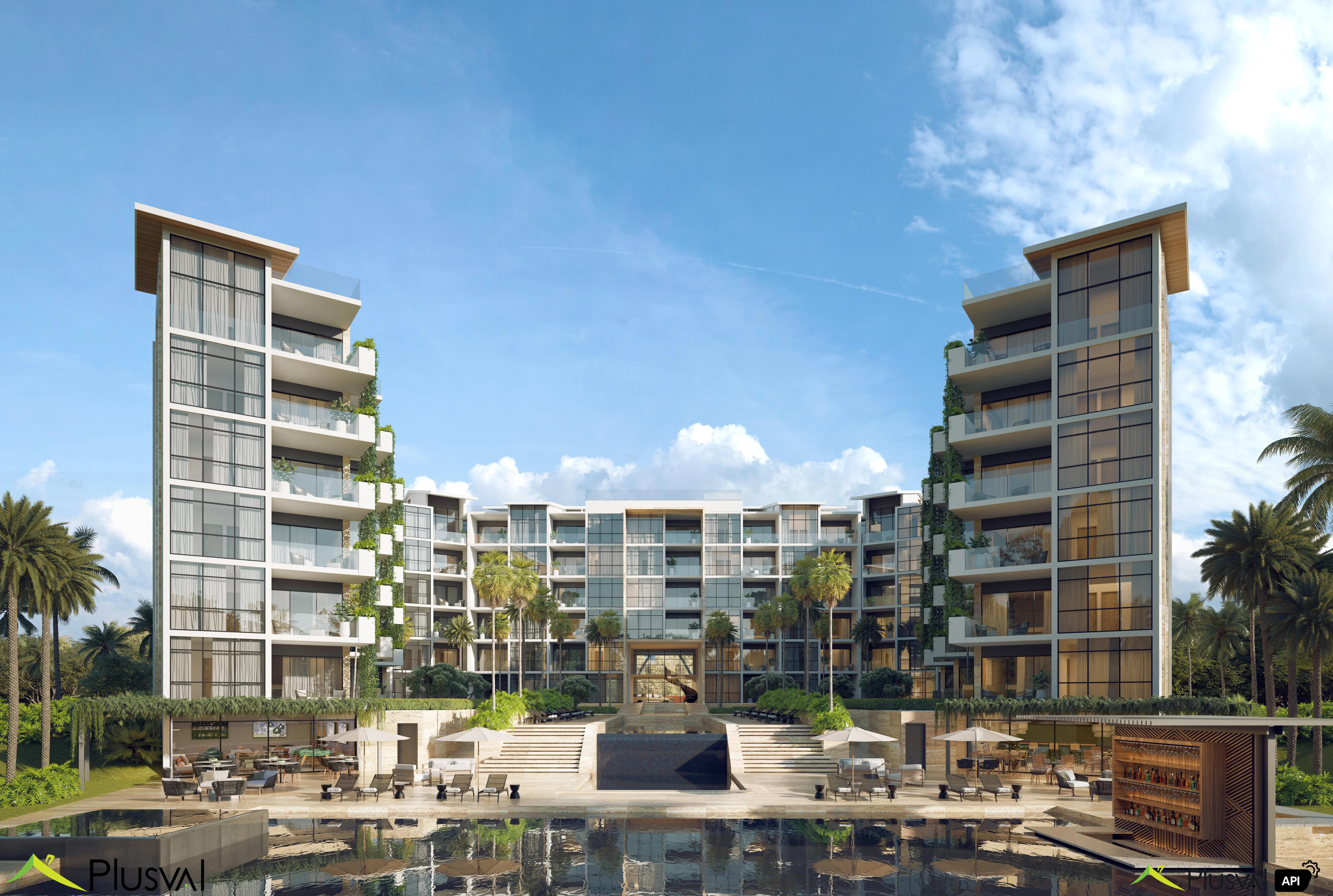 Apartamento Pent House con vista al lago en venta, en Cap Cana 449685